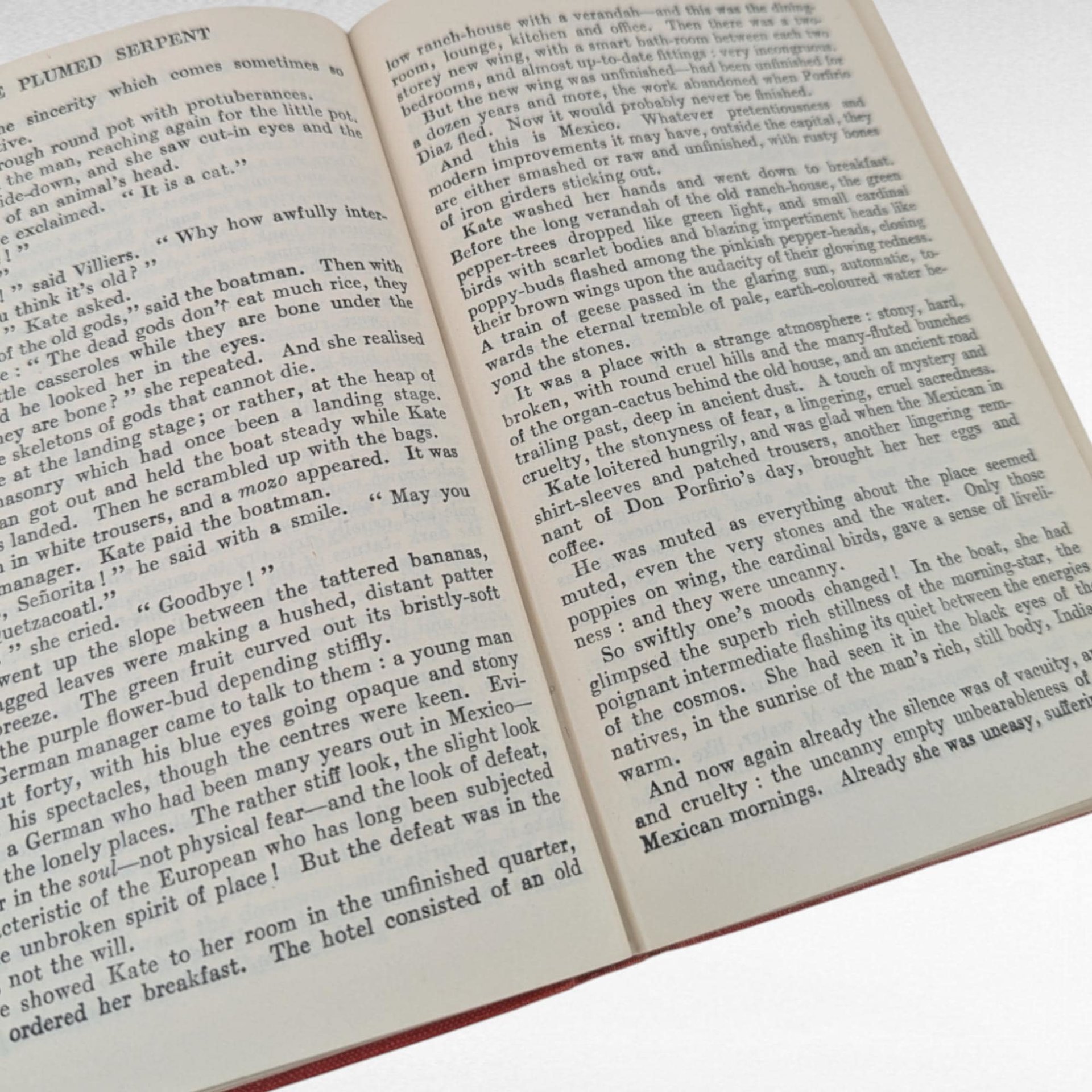 1950 The Plumed Serpent by D.H. Lawrence - Hardcover Book - Vintage Literature - Collectible Book - Rare Book