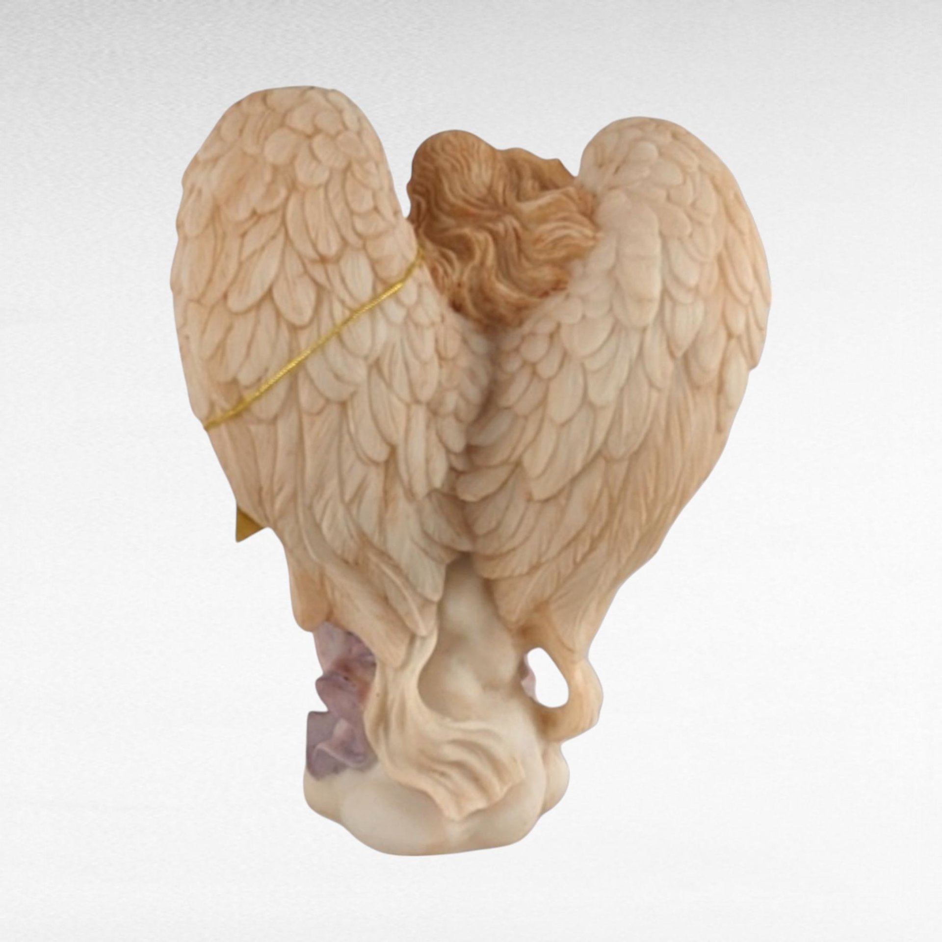 Vintage Roman Seraphim Classics Lydia "Winged Poet" Angel Figurine with Harp
