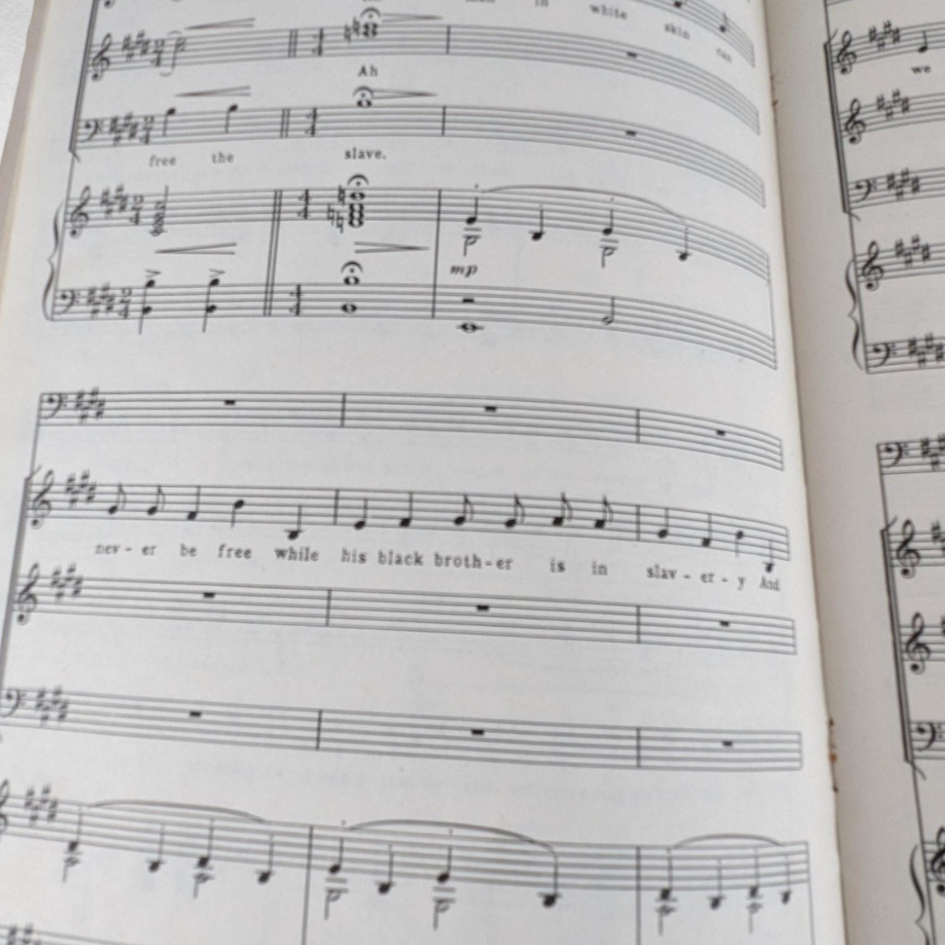 Vintage "Ballad for Americans" Sheet Music - Modern Cantata - Baritone & Chorus - Earl Robinson