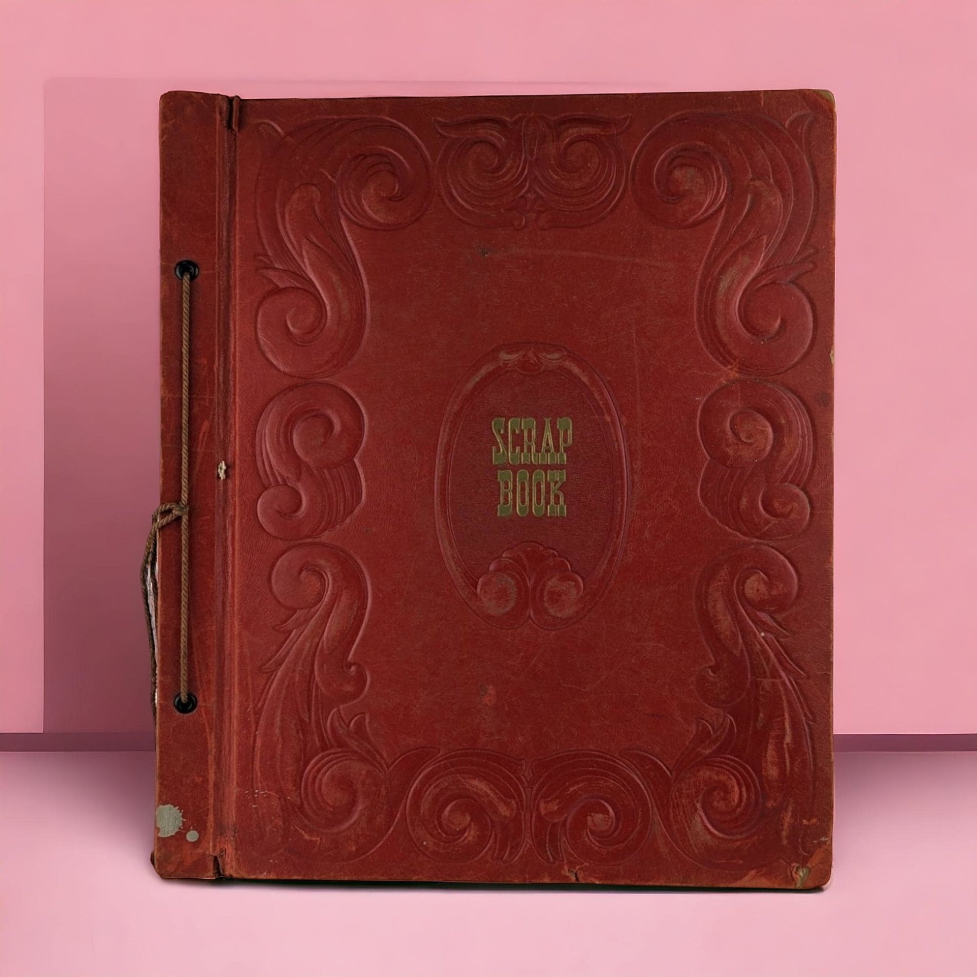 Vintage Scrapbook with Norman Rockwell Prints | Jackie Fairchild's Memory Album | Ephemera Collection