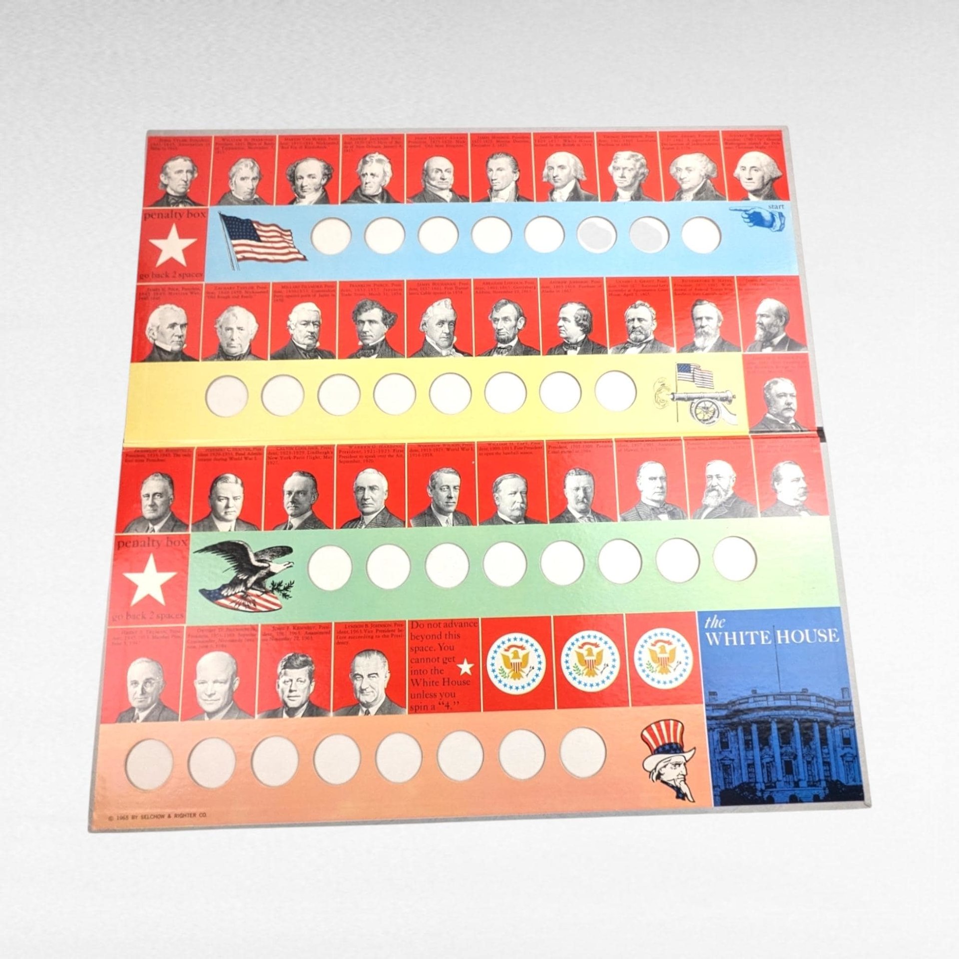 Vintage 1965 Meet the Presidents Quiz Game, Educational Game, History Game,  Homeschooling,  Collectible Game
