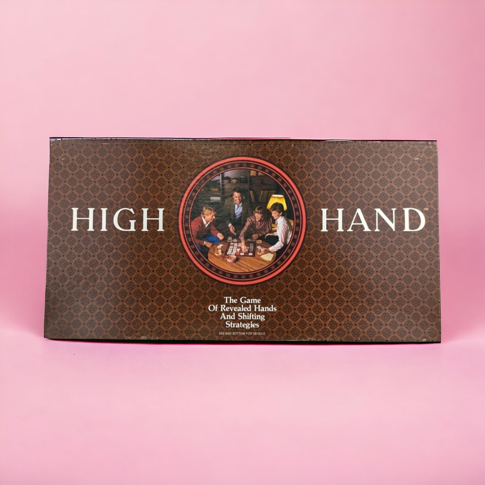 Vintage 1984 High Hand Board Game | Milton Bradley | Complete with Instructions | Strategic Card Game