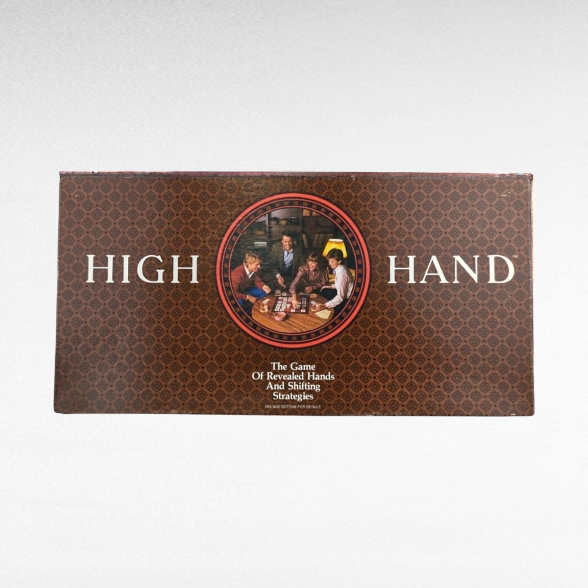 Vintage 1984 High Hand Board Game | Milton Bradley | Complete with Instructions | Strategic Card Game