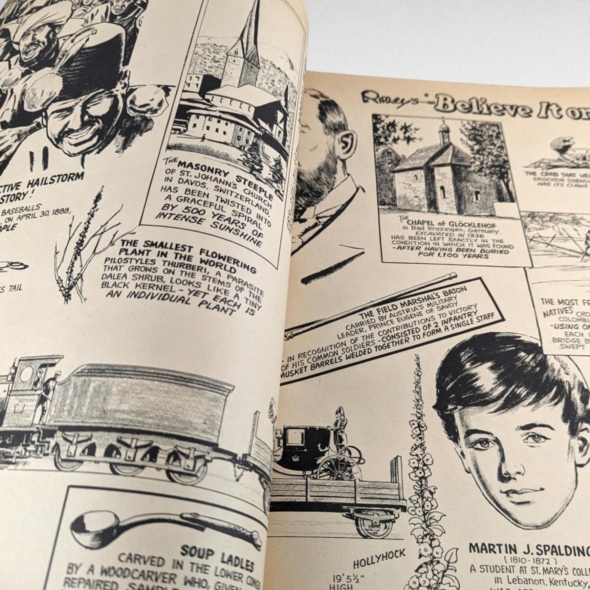 Vintage 1976 Ripley's Believe It Or Not! Giant Softcover Book | Illustrated | Oddities & Wonders |  Lowell Thomas Introduction