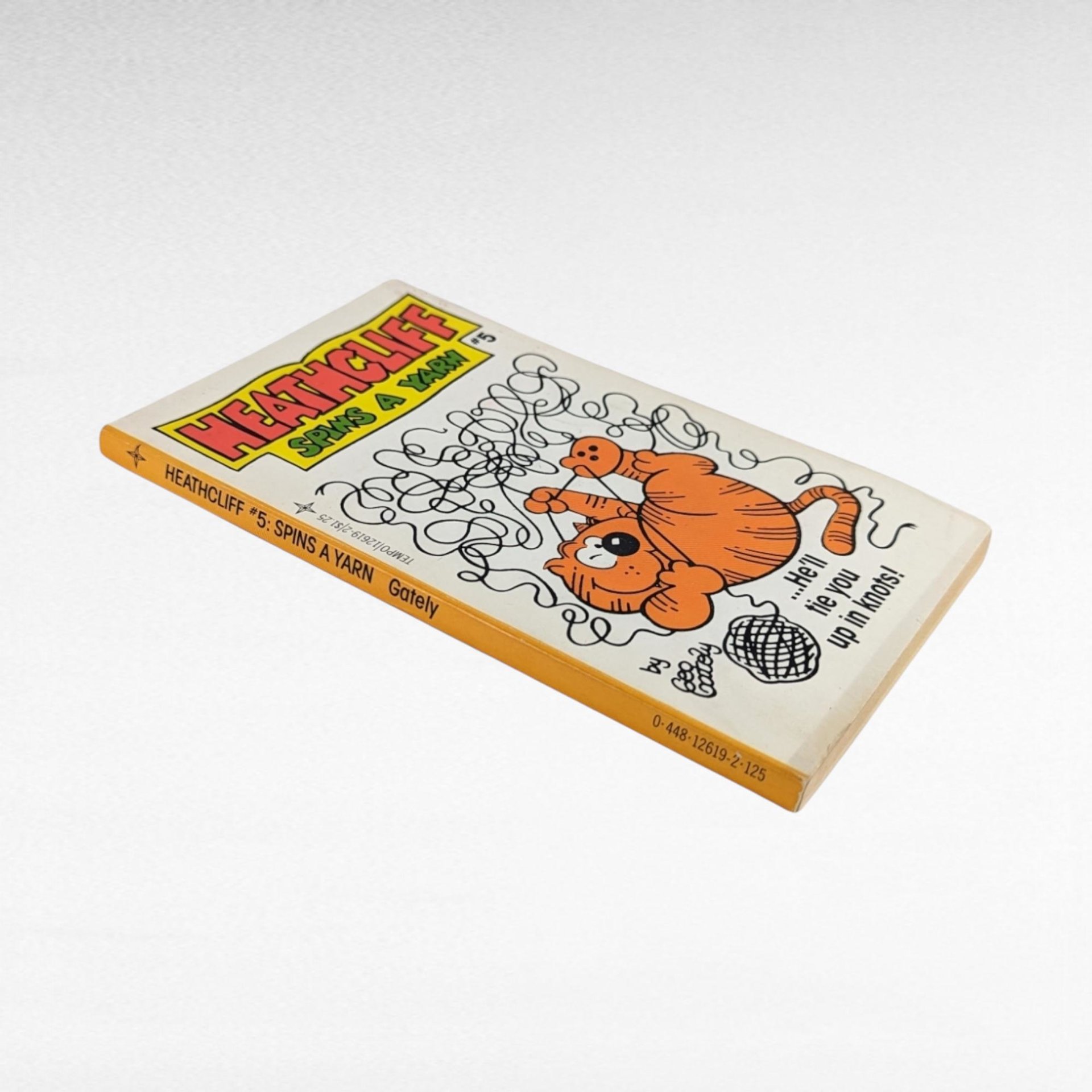Vintage Heathcliff Book Set, 4 Children's Comic Books, 1980s Kids' Literature, Collectible Paperbacks, Gift for Cat Lovers