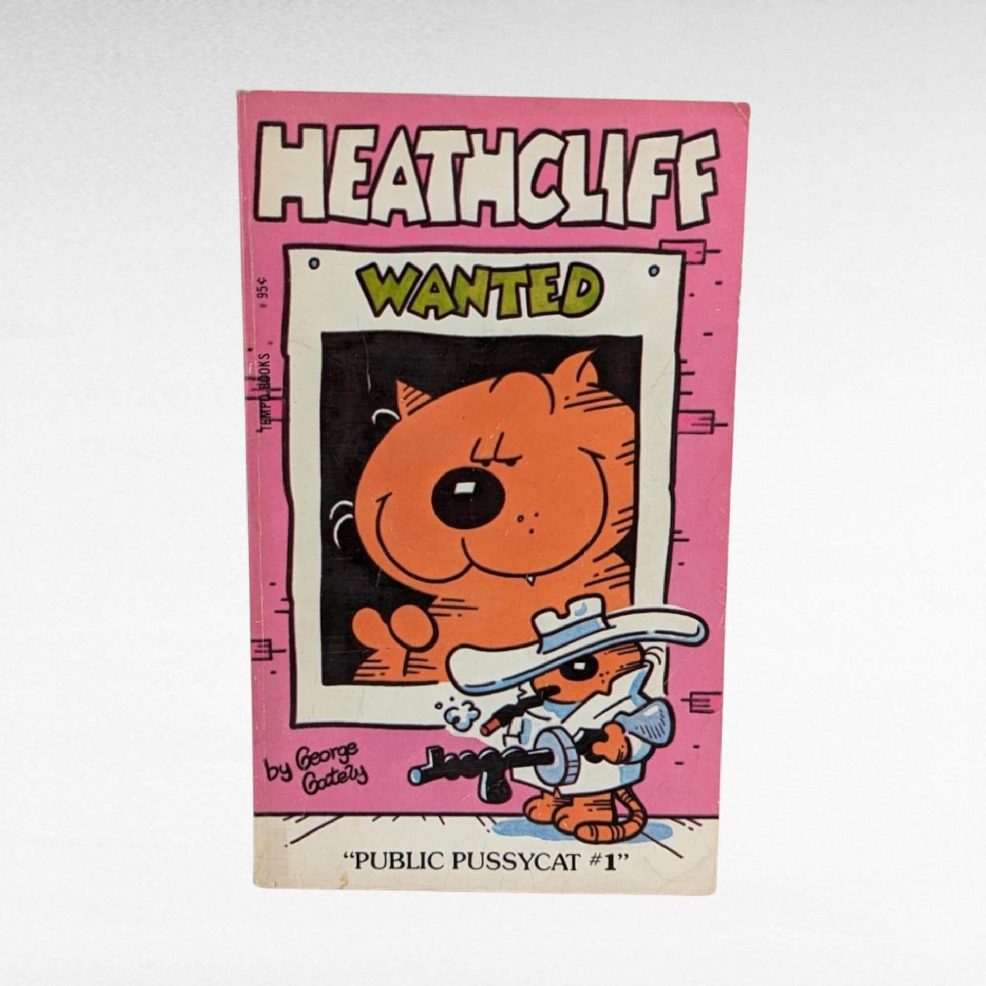 Vintage Heathcliff Book Set, 4 Children's Comic Books, 1980s Kids' Literature, Collectible Paperbacks, Gift for Cat Lovers