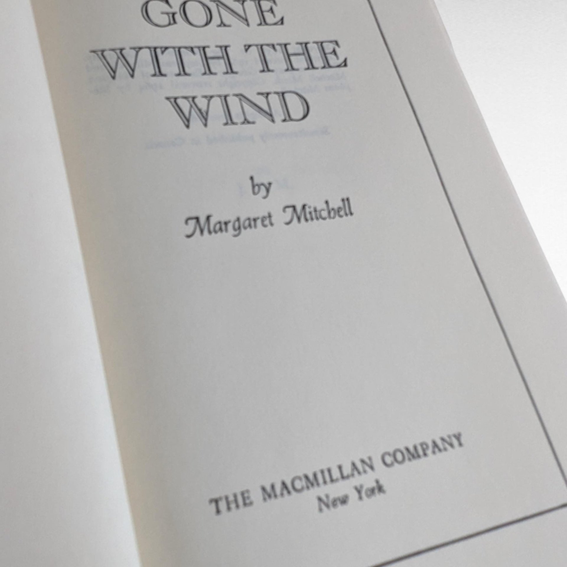 1964 Gone With The Wind Hardcover | Margaret Mitchell | Vintage Classic Novel