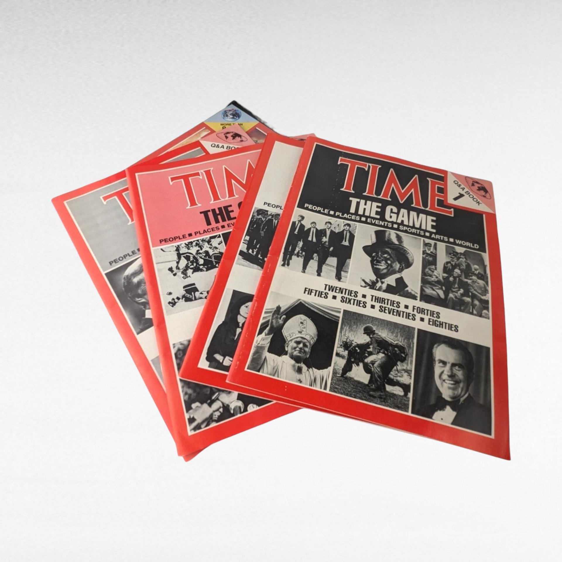 Vintage 1983 Time Magazine Trivia Board Game, Complete, Retro Game, Family Game Night, 80s Nostalgia, Gift for Trivia Buff