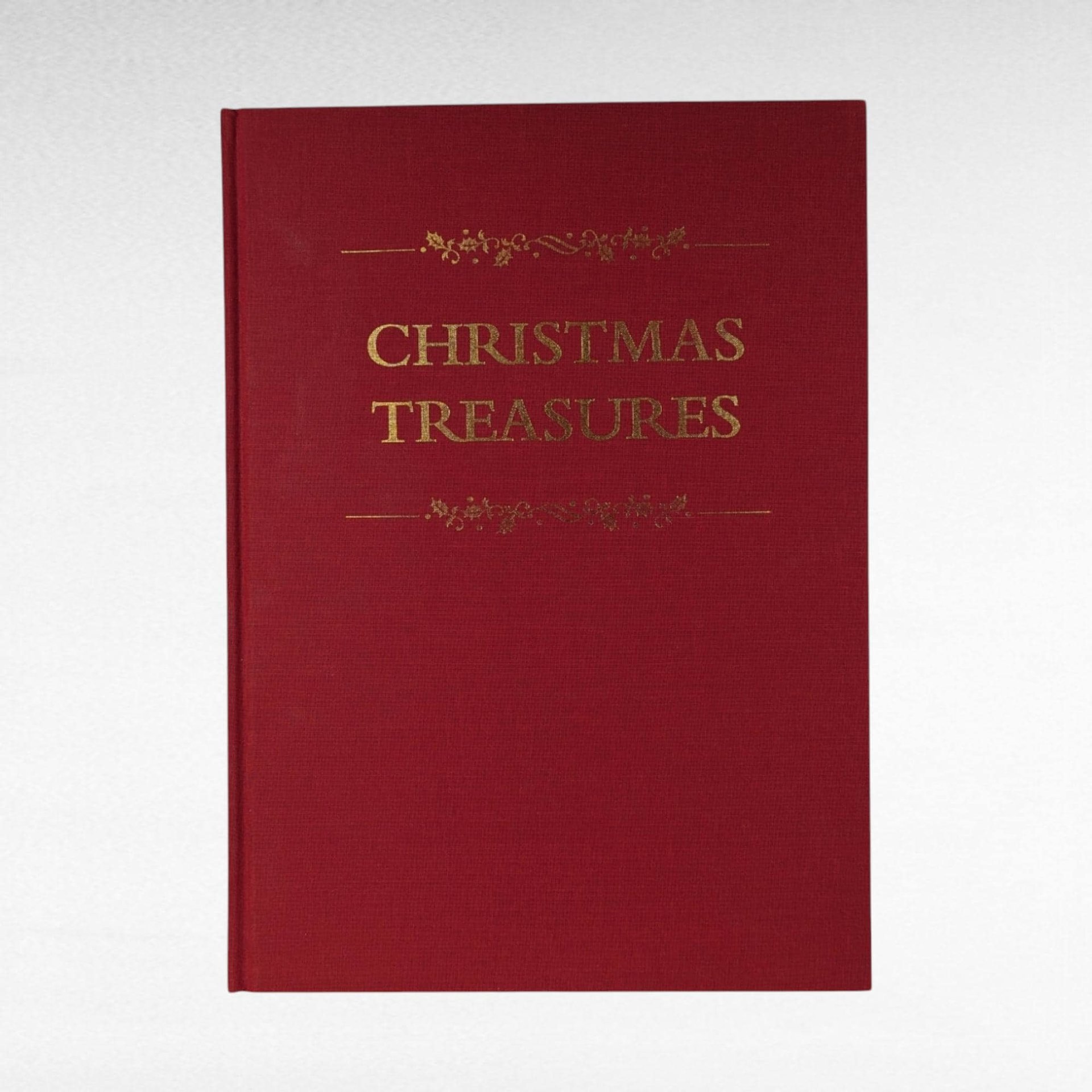 Vintage 1998 Christmas Treasures Book by Deborah Cannarella | Coffee Table Book | Holiday Decor | Christmas Gift | Illustrated