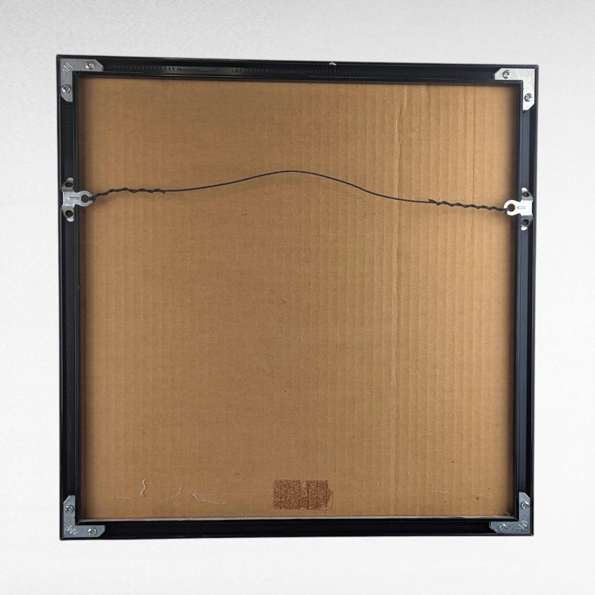 Vintage Framed Painting | Indian Folk Art | Tribal Art | Textile Art | Wall Decor | Dancing Figures | 15.5"