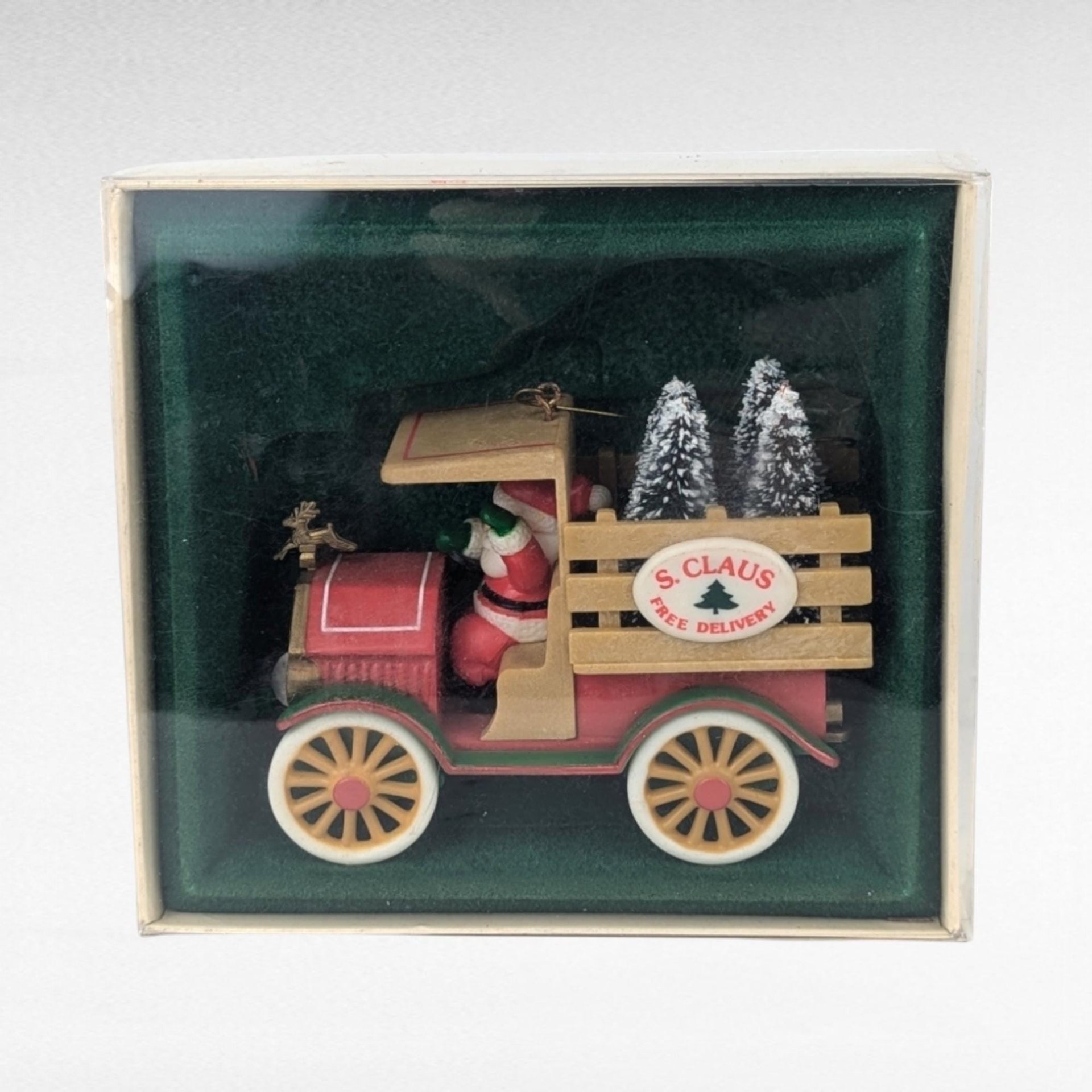 1984 Hallmark Santa's Deliveries Ornament.