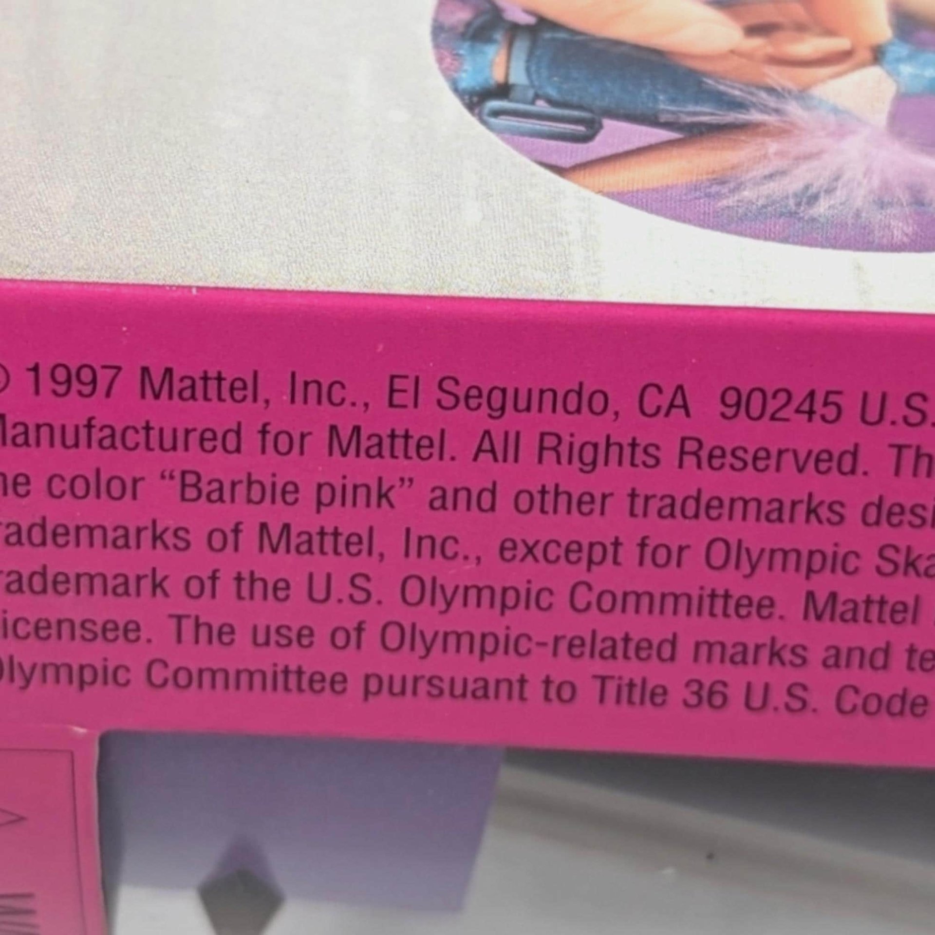 1997 Olympic Skater Barbie Doll, Vintage Barbie, Collectible Barbie, Olympic Barbie, Gift for Barbie Collector