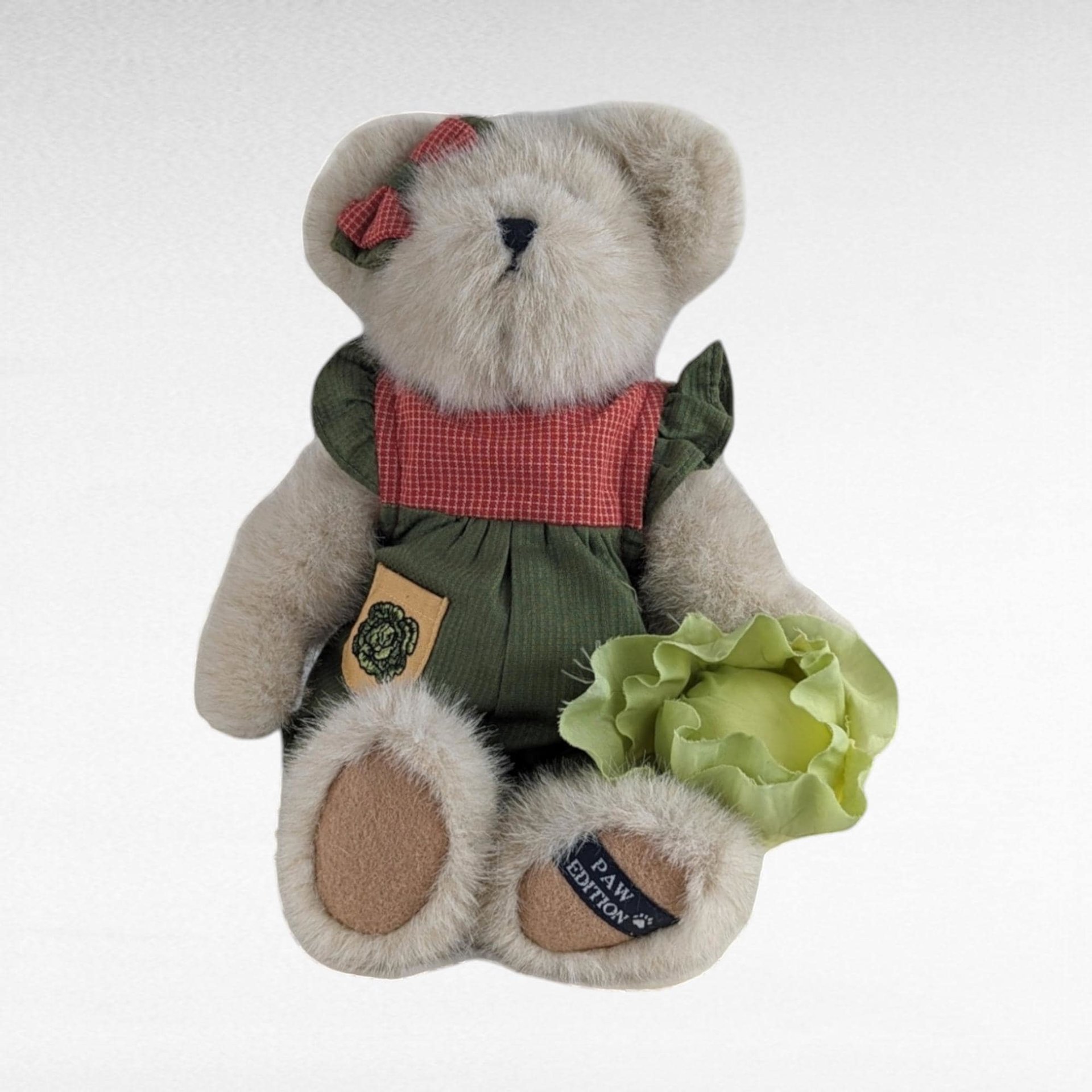 Boyds Bear, Letti McVeggie, Plush Bear, 10" Bear, Collectible Bear, Plush Toy, Gift for Collector