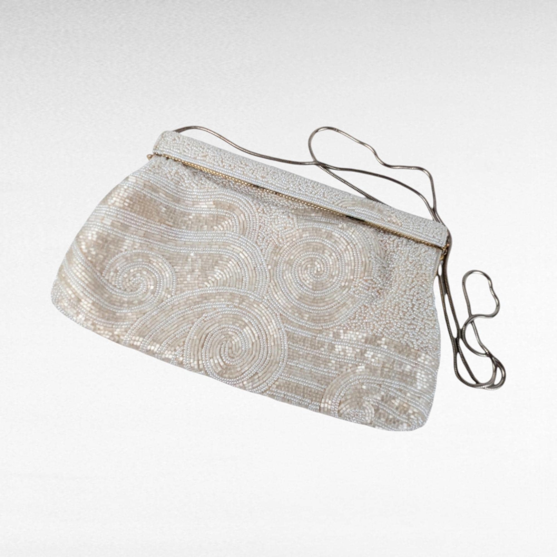 Vintage Hand Beaded Evening Bag.