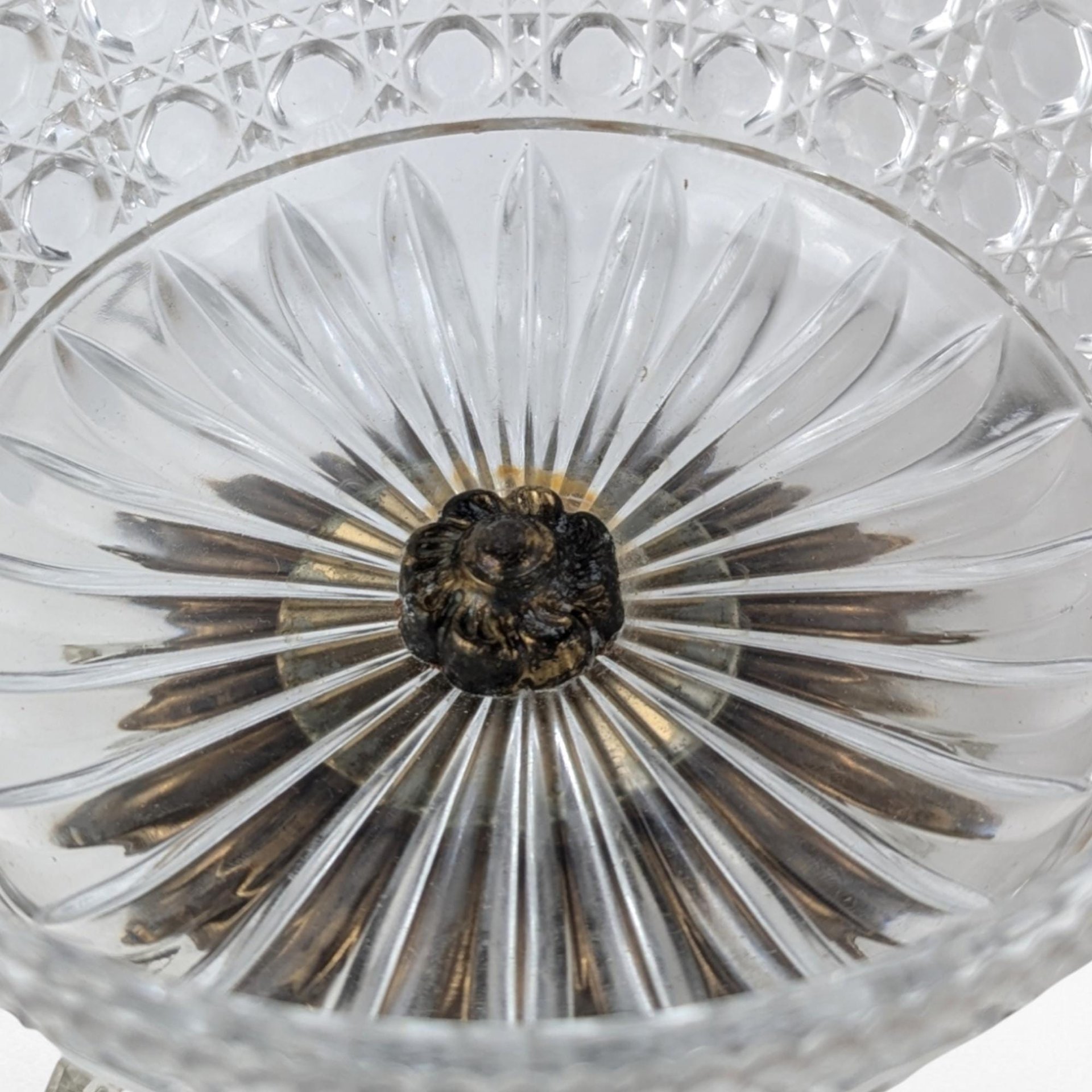 Vintage Crystal and Marble Candy Dish, Covered Candy Bowl, Italian Marble Base, Crystal Candy Jar, Elegant Home Decor, Gift for Hostess