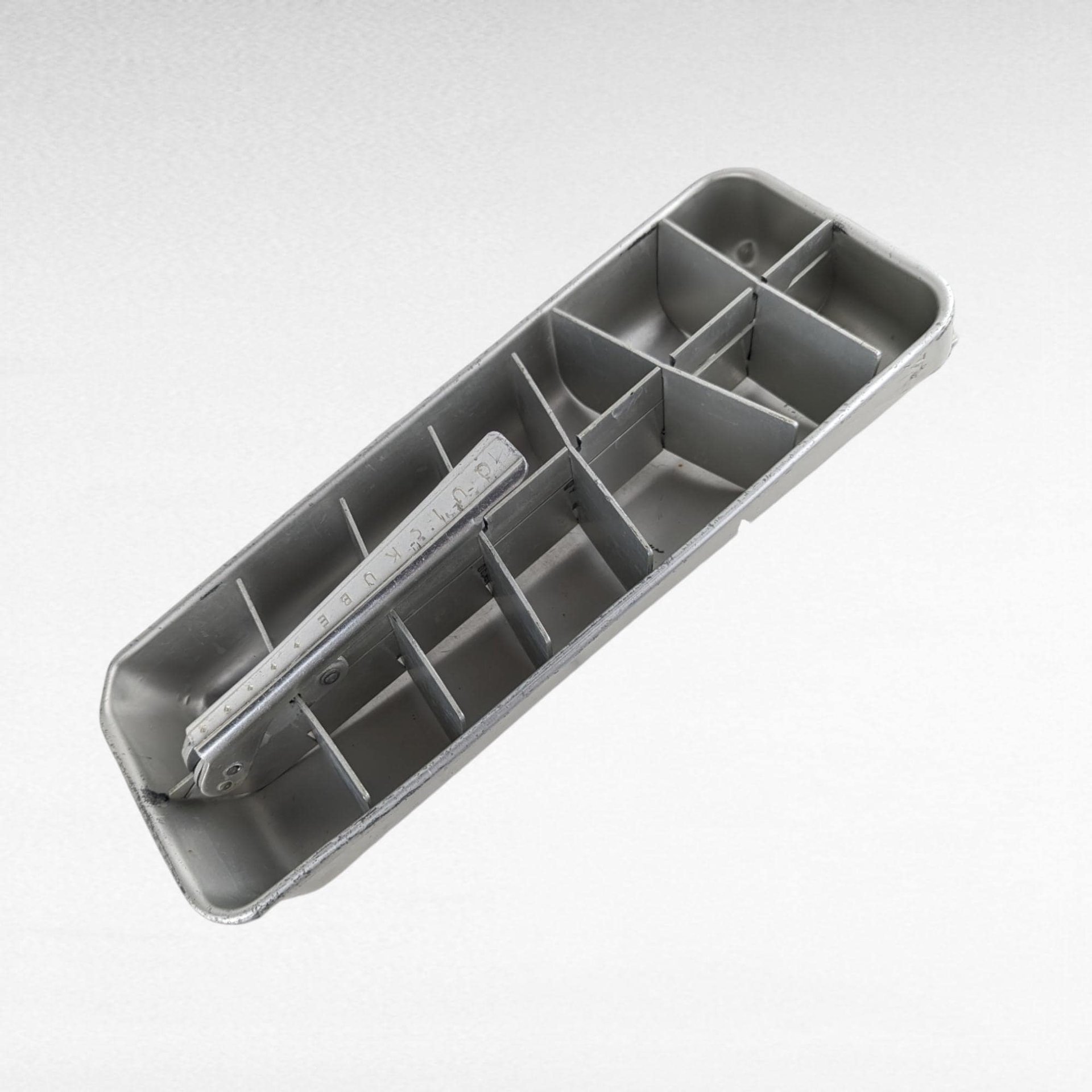 Vintage Quickcube Aluminum Ice Cube Tray | Mid-Century Barware | Cocktail Enthusiast Gift | Retro Kitchen Decor
