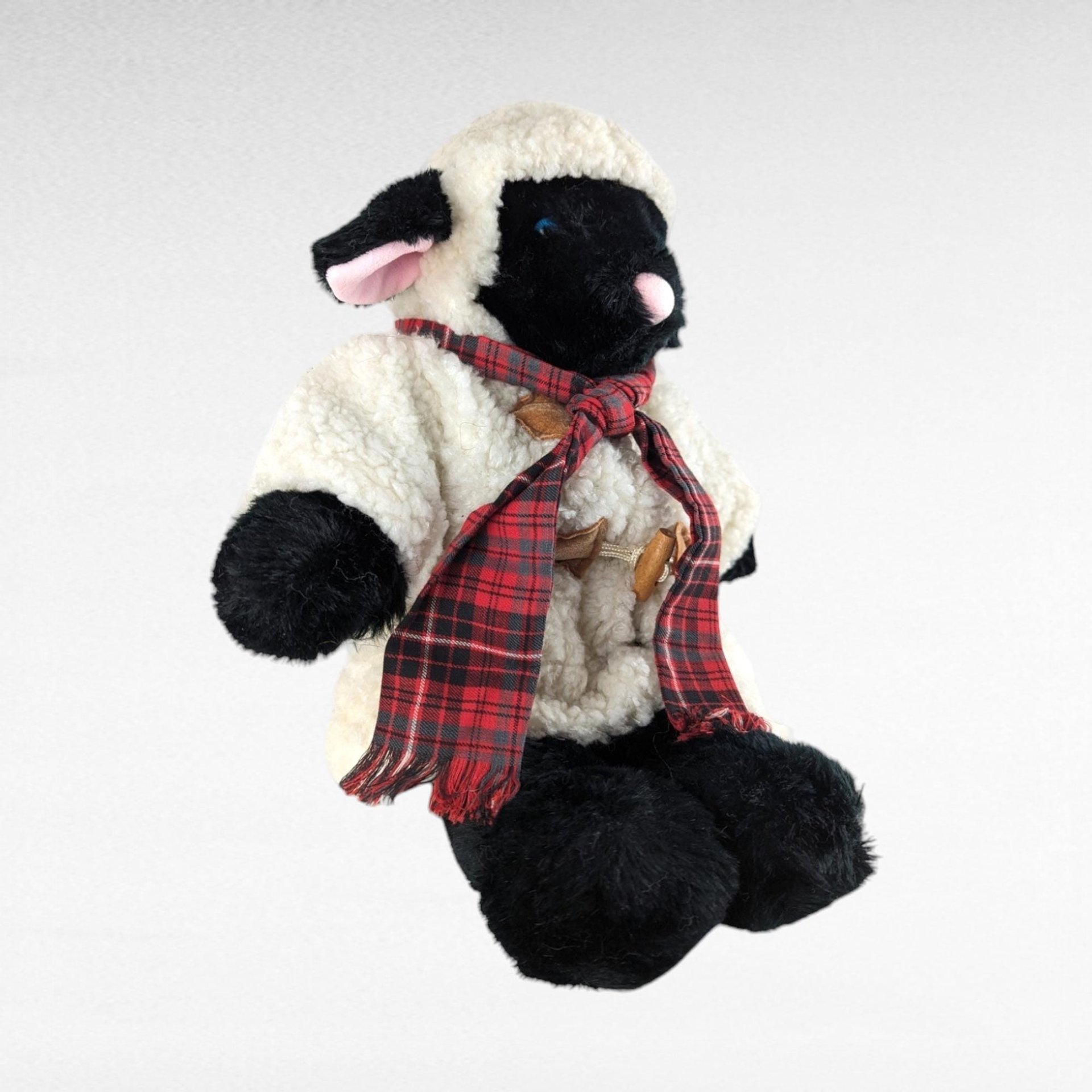 Vintage 1984 North American Bear Co. Curly McFleece Lamb Plush | Stuffed Animal | Retro Toy | 80s Toy