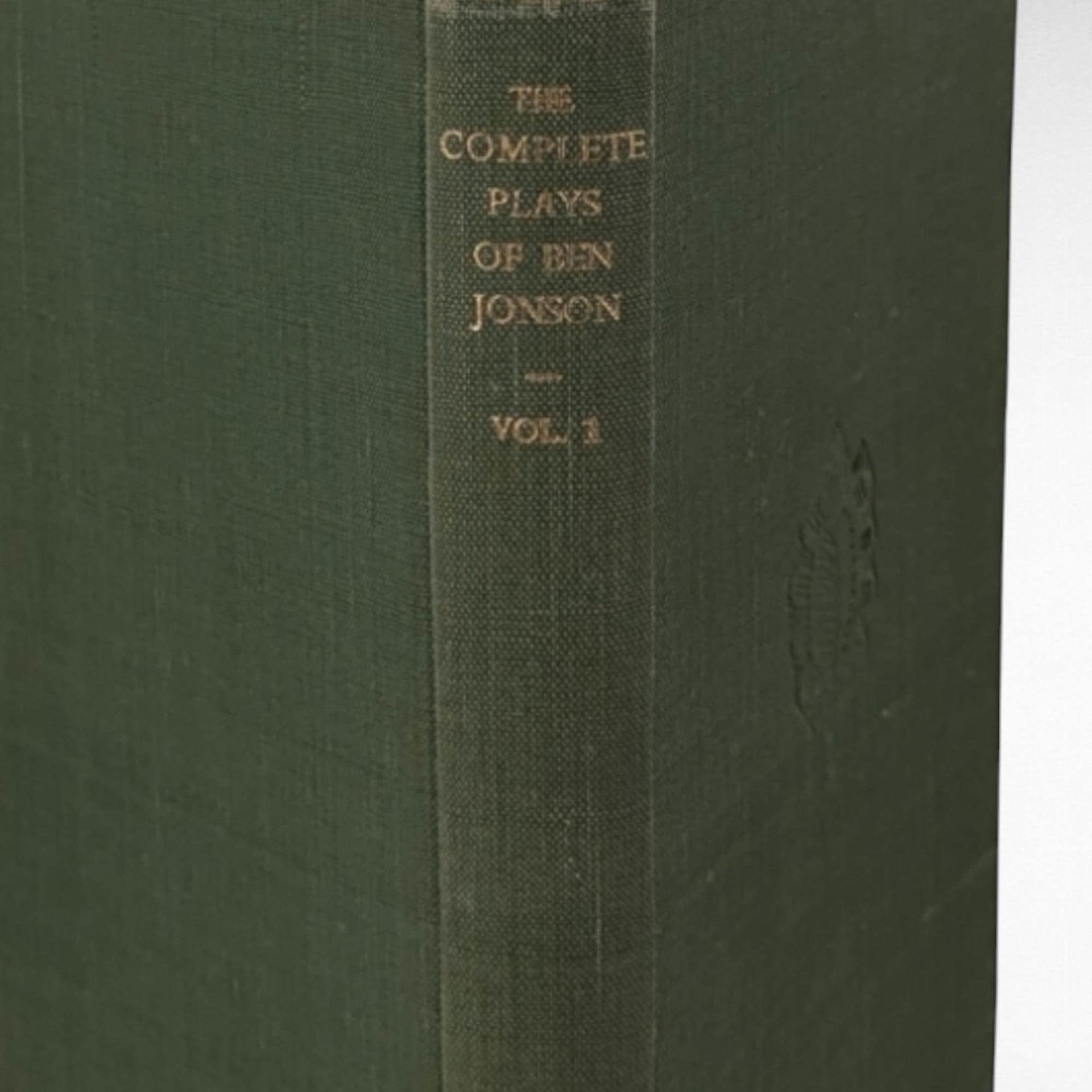 1946 Everyman's Library Ben Jonson Plays Vol. 1, English Drama, Gift for Scholar, Hardcover