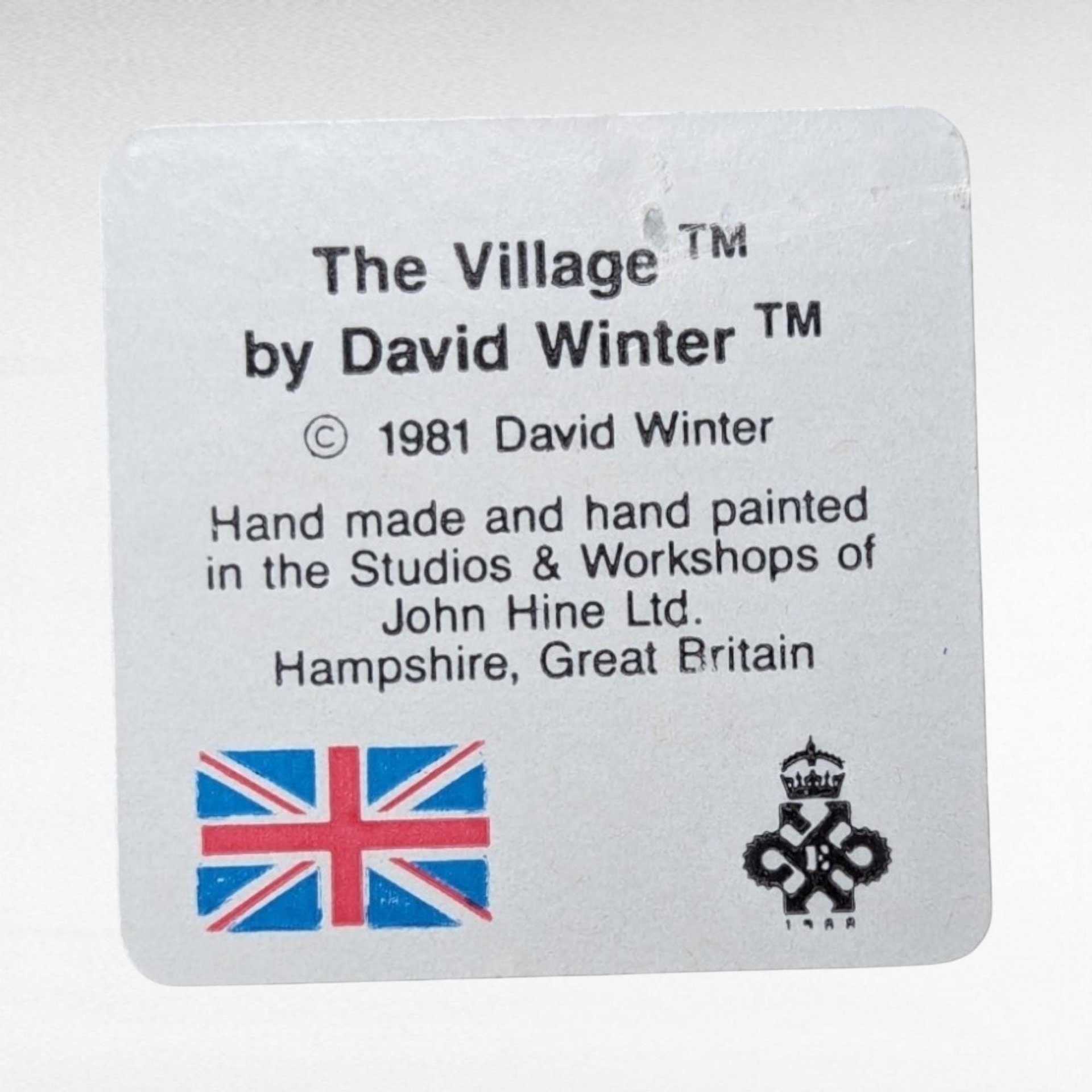 1981 David Winter Cottages "The Village" | Large, Vintage Collectible | with Original Box