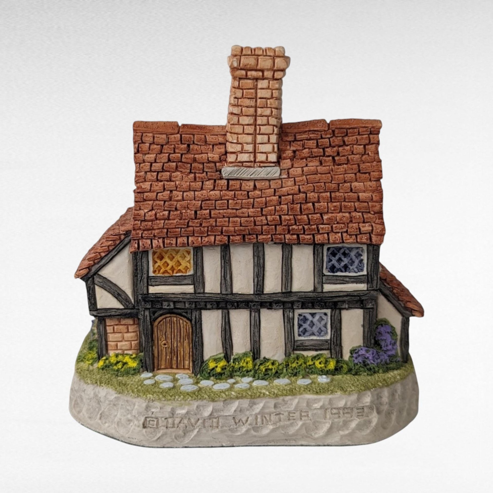 1993 David Winter Cottage "The Rectory" | with COA and Original Box | Vintage Collectible