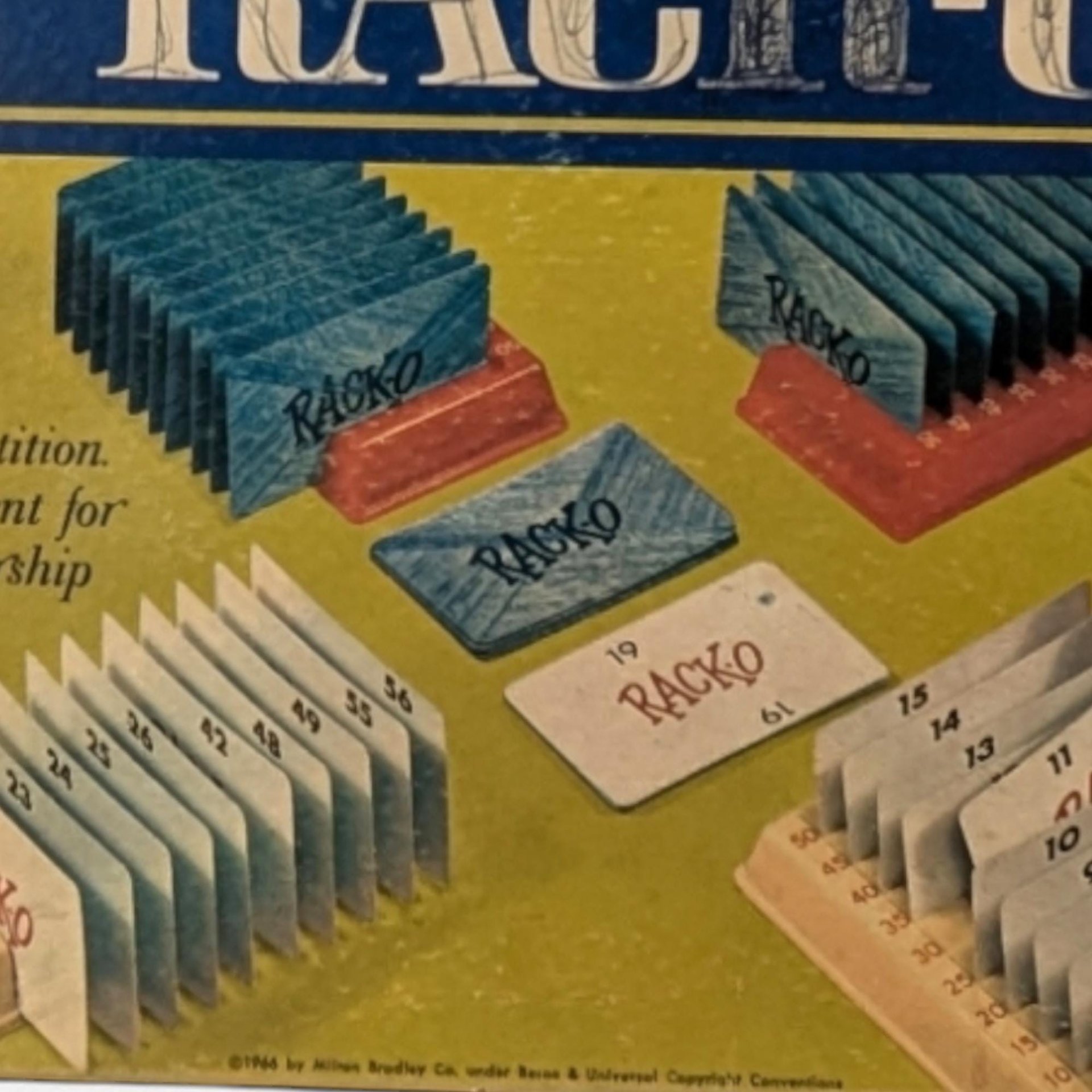 Vintage 1966 Rack-O Game by Milton Bradley, Complete Card Game, Family Fun, Classic Game Night, Gift for Game Collectors