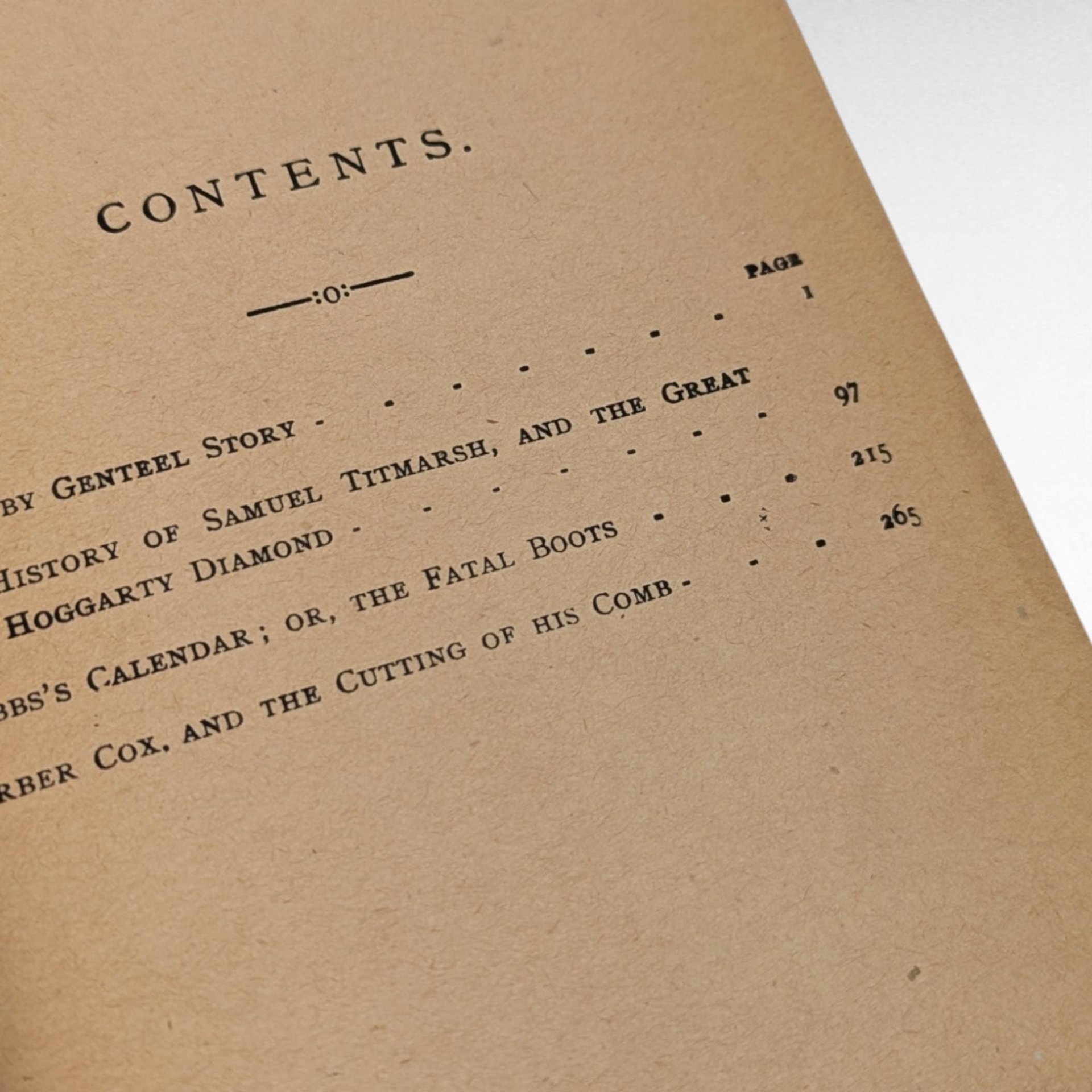 Antique Shabby Genteel Story & Other Tales, Thackeray Hardcover, Victorian Literature, Collectible Book, Gift for Reader