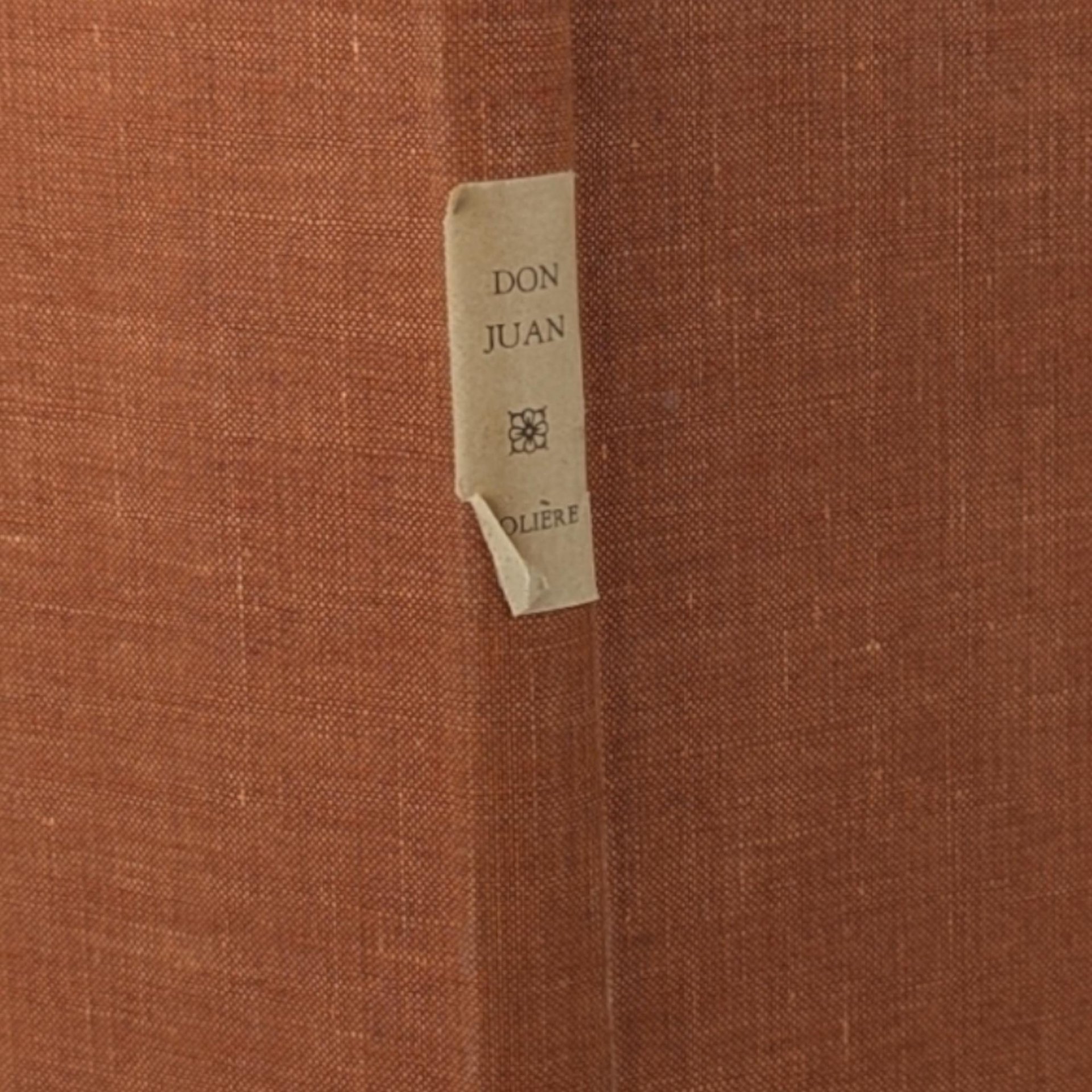 1954 Molière Comedies, Don Juan & Forced to Be a Doctor, Hardcover Book, Vintage Theater Gift