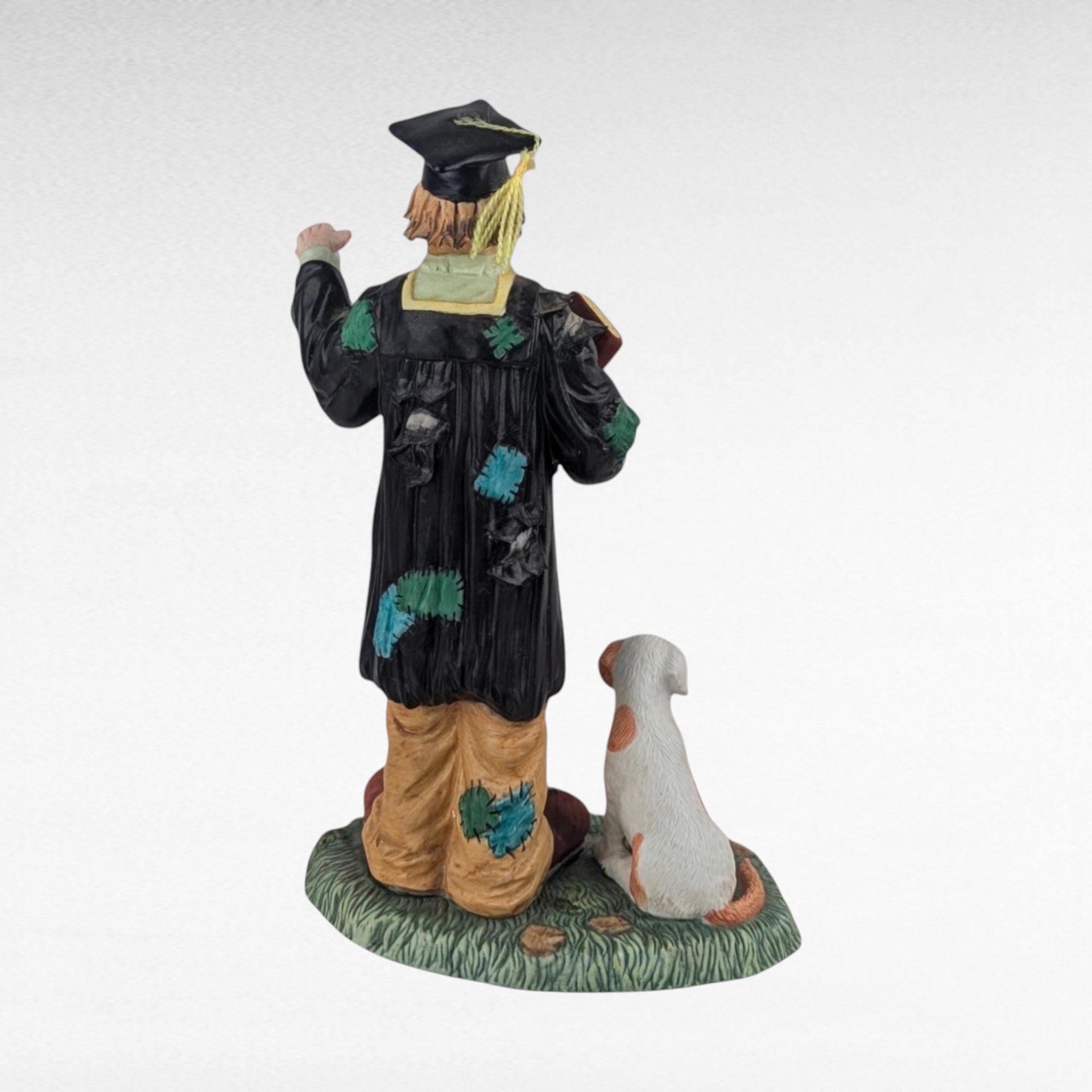 Vintage Flambro Emmett Kelly Jr. Graduate Figurine, Clown Decor, Collectible Clown, Gift for Clown Lover, Circus Decor, Nostalgic Gift, 8.5"