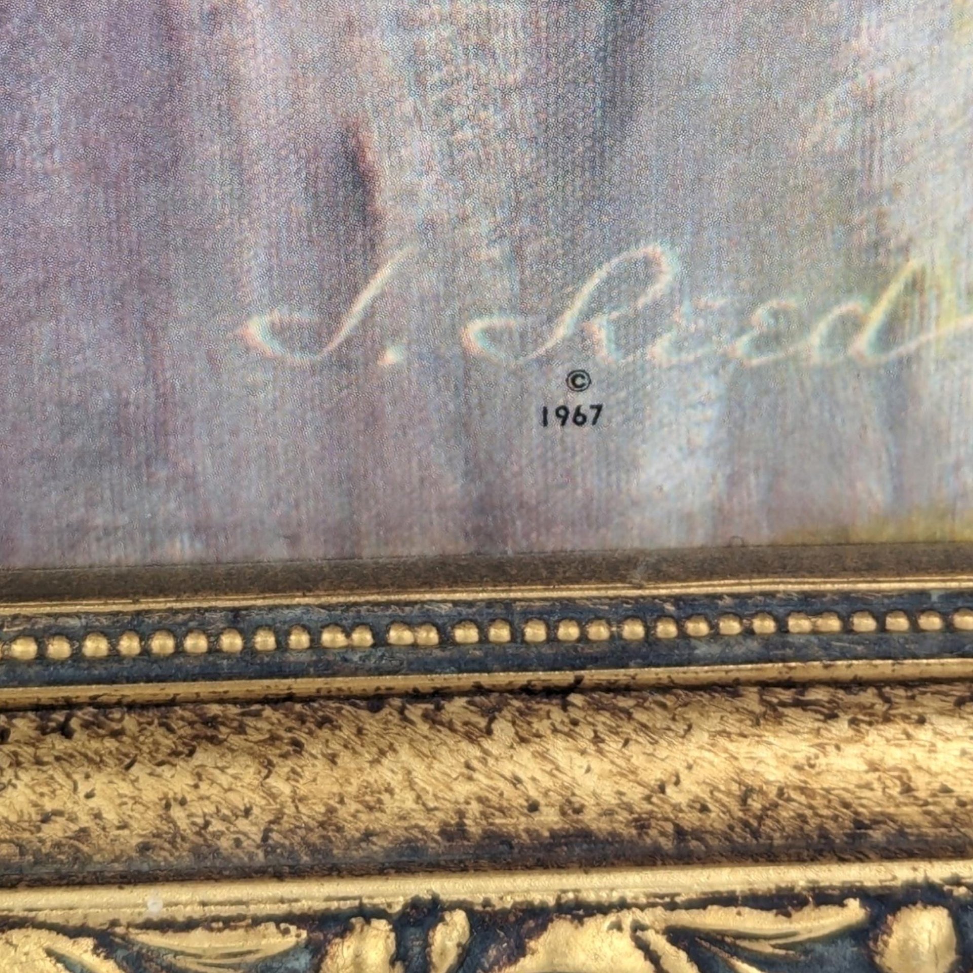 1967 J Reed "Come Unto Me" Framed Lithograph | Religious Art | Jesus Christ Art | Vintage Christian Wall Decor | 16x13 inches