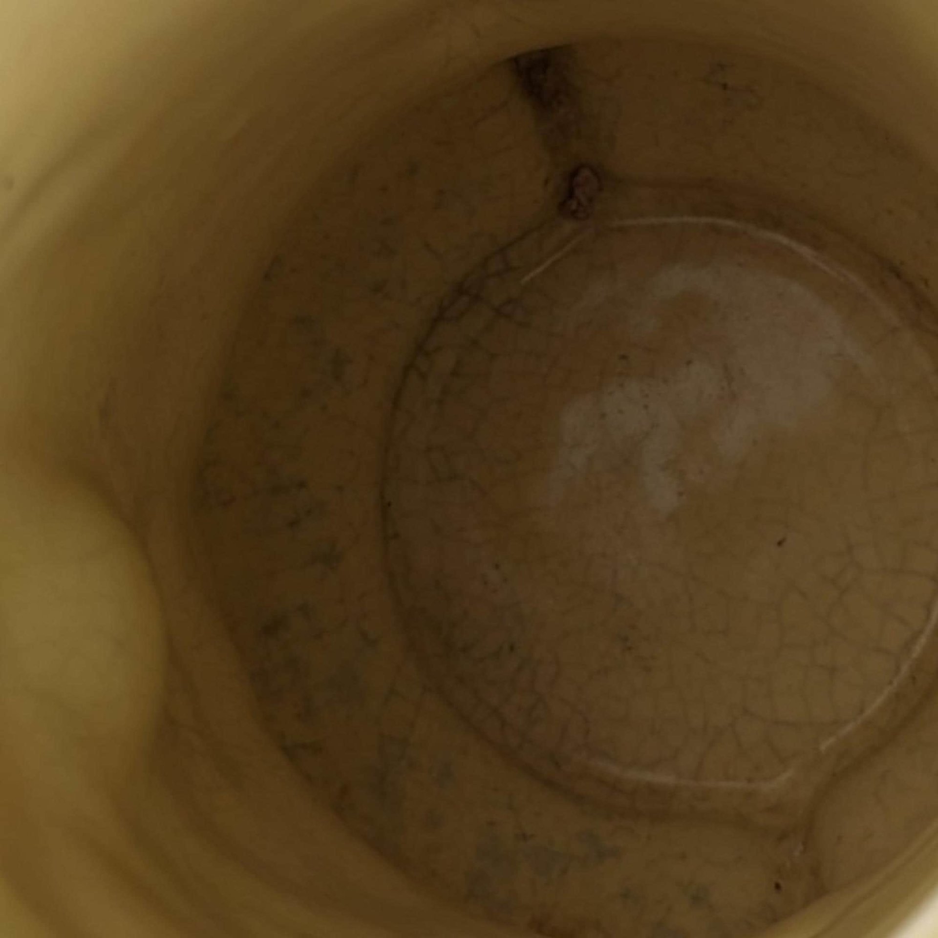 Vintage McCoy Blossomtime Yellow Vase | Art Deco Pottery |  Floral Vase |  Collectible Vase | Home Decor | Has Crack