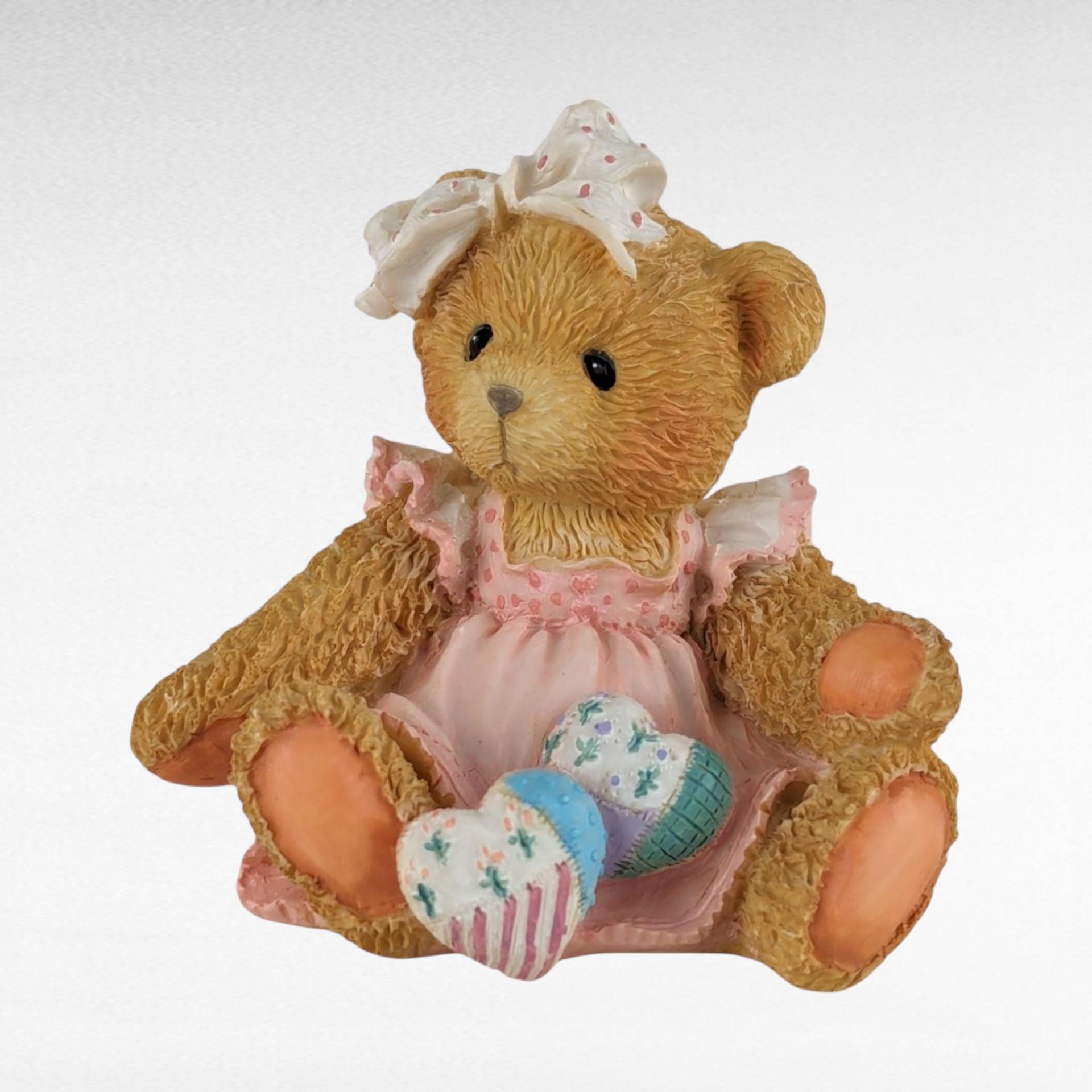 Vintage Cherished Teddies Figurines Lot, 1990s Collectible Bears, Priscilla Hillman Designs, Gift for Collector, Nursery Decor