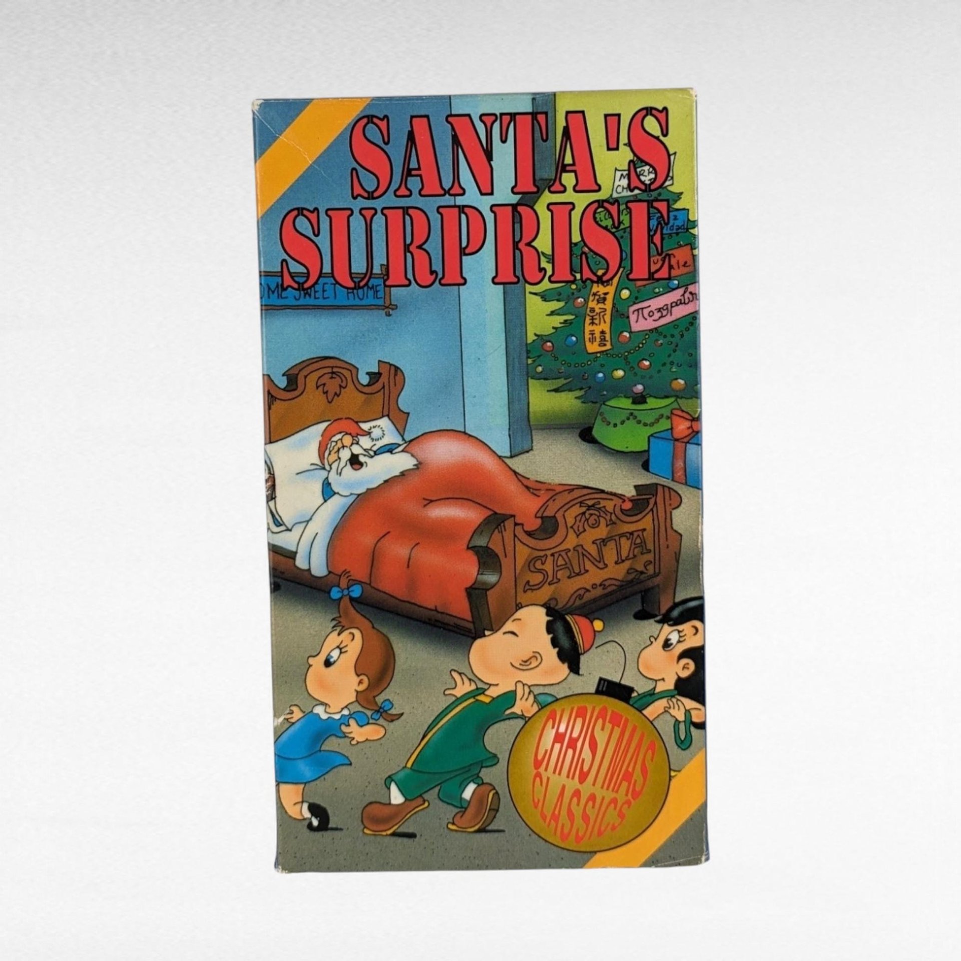 Vintage Christmas VHS Tapes, Grinch, Santa's Surprise, Animated Classics, Holiday Movies, Gift for Collector, Nostalgic Decor