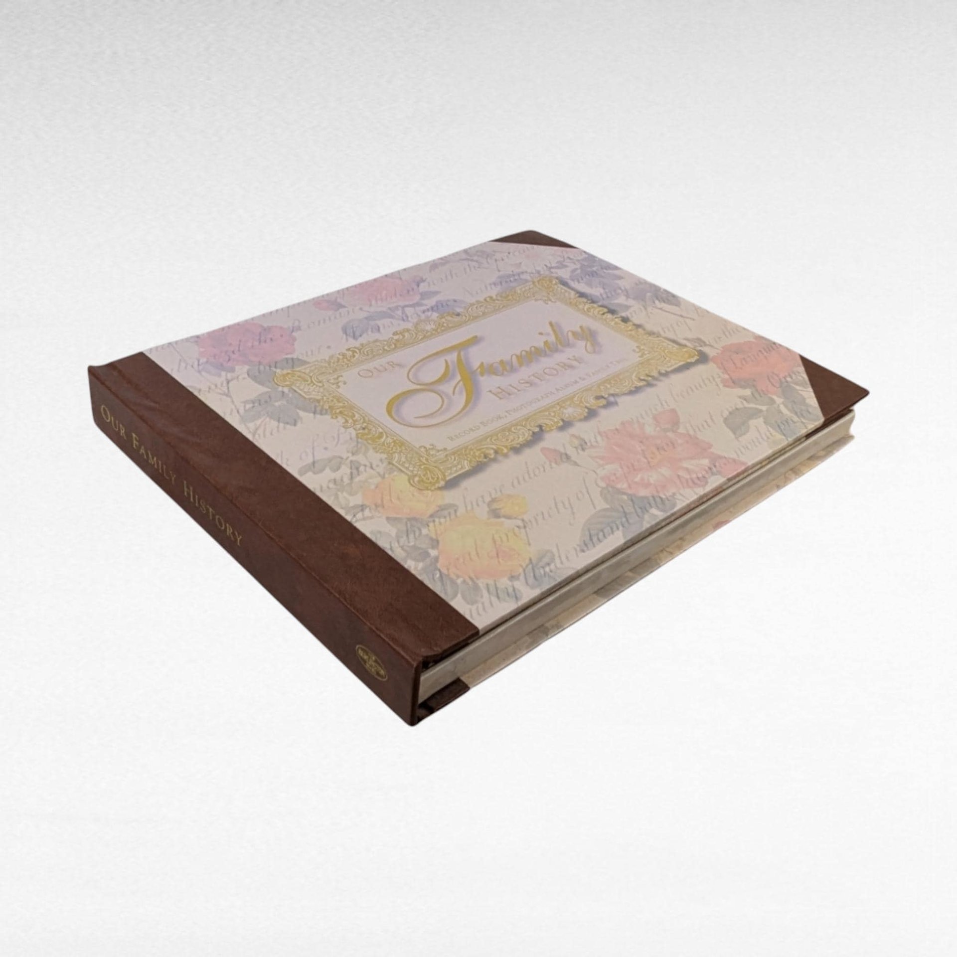 Vintage 1998 Our Family History Book - Photo Album & Genealogy Record - Gift for Family, Keepsake