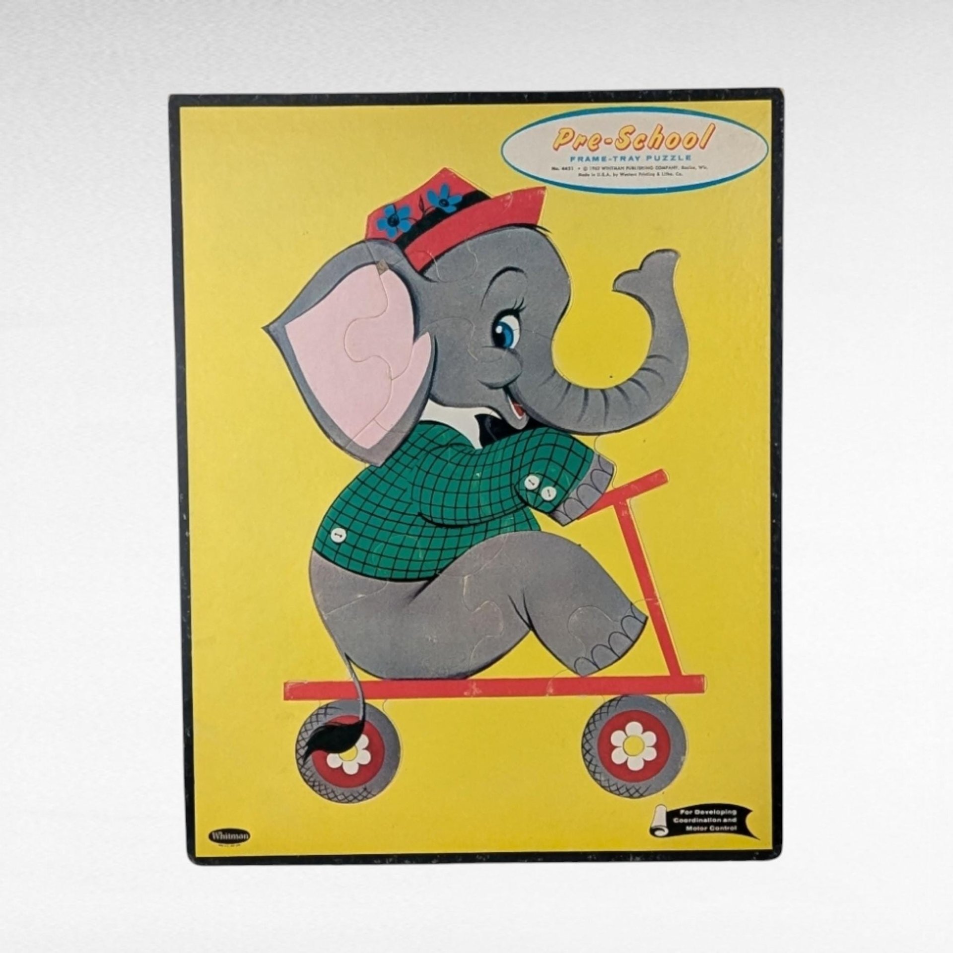 Vintage Preschool Tray Puzzles, 1960s Whitman Circus, Elephant, Kangaroo Puzzles, Jaymar Zorro Puzzle, Kids Room Decor, Nostalgic Toys