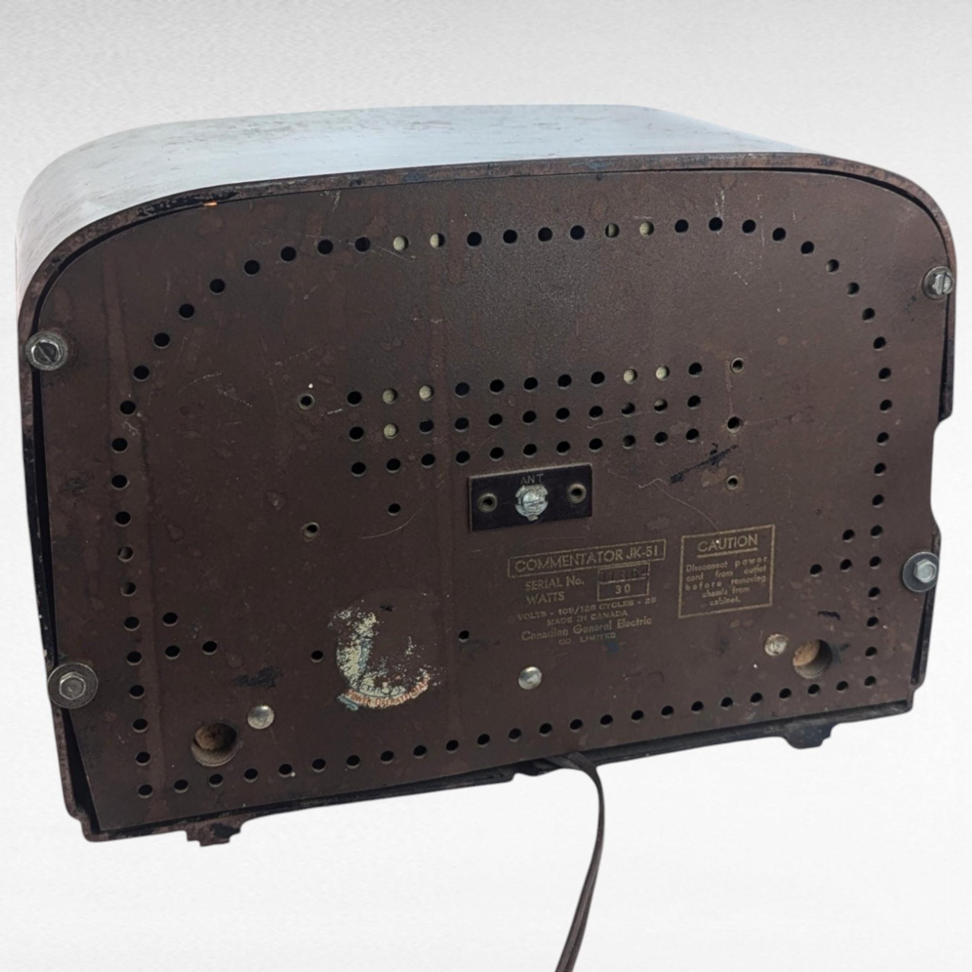 Vintage General Electric Commentator JK-51 Radio, 1940s Working Radio, Gift for Collector, Retro Home Decor