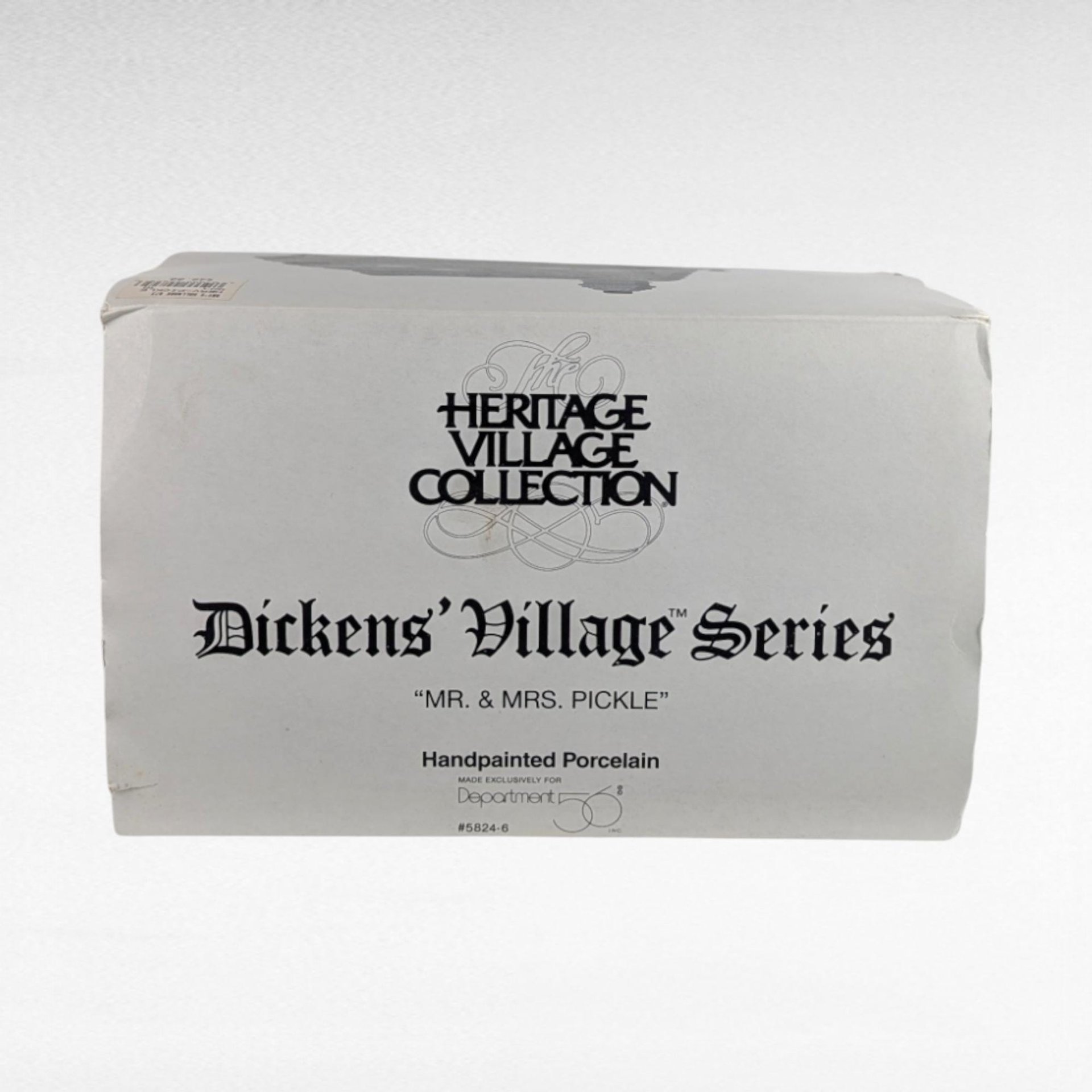 1994 Dept 56 Dickens Village Mr. & Mrs. Pickle Building, Vintage Christmas Decor, Collectible Village Piece, Gift for Collector