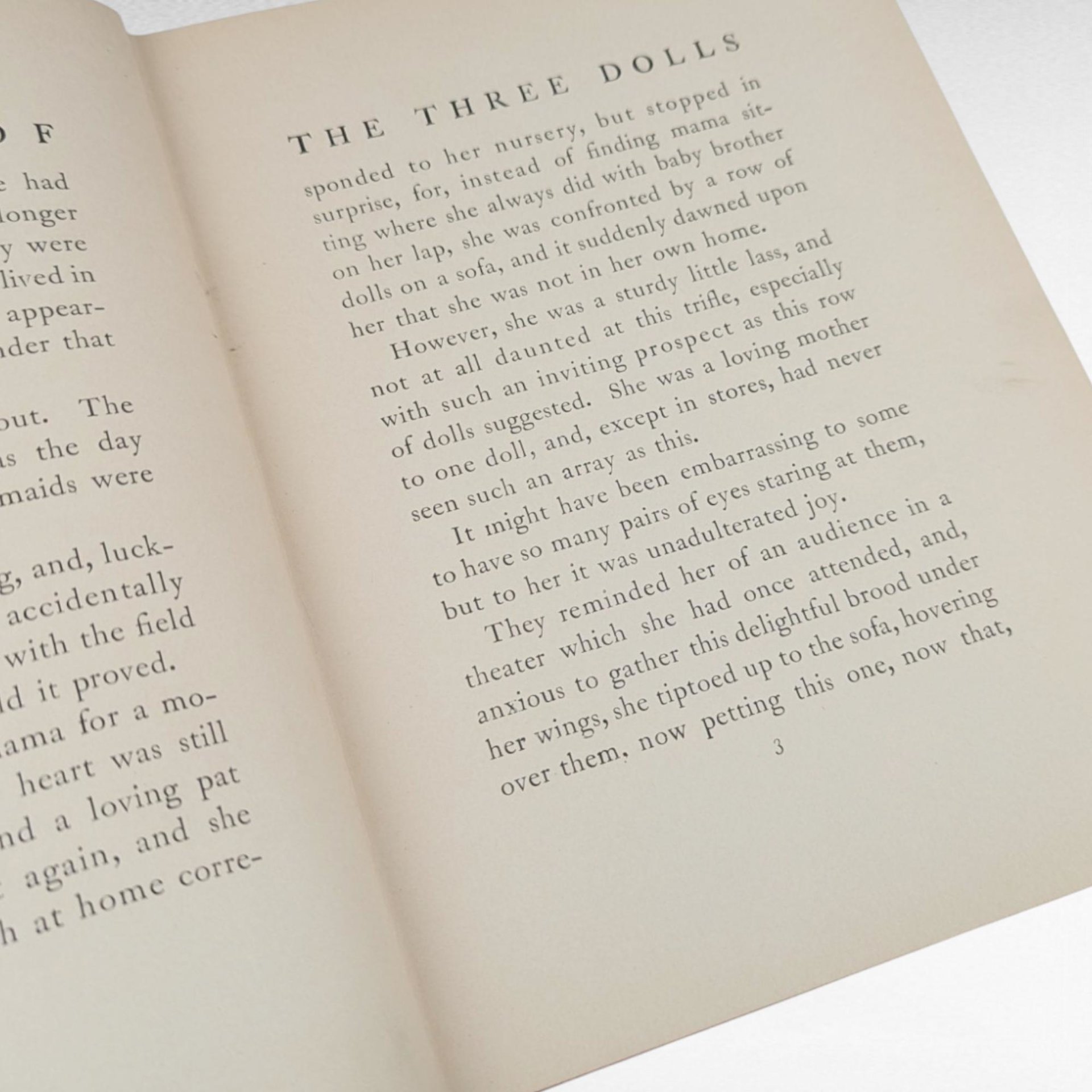 1905 Antique Children's Book, The Story of The Three Dolls, Illustrated by Virginia Keep,  Josephine Scribner Gates, Hardcover, M.A. Donohue