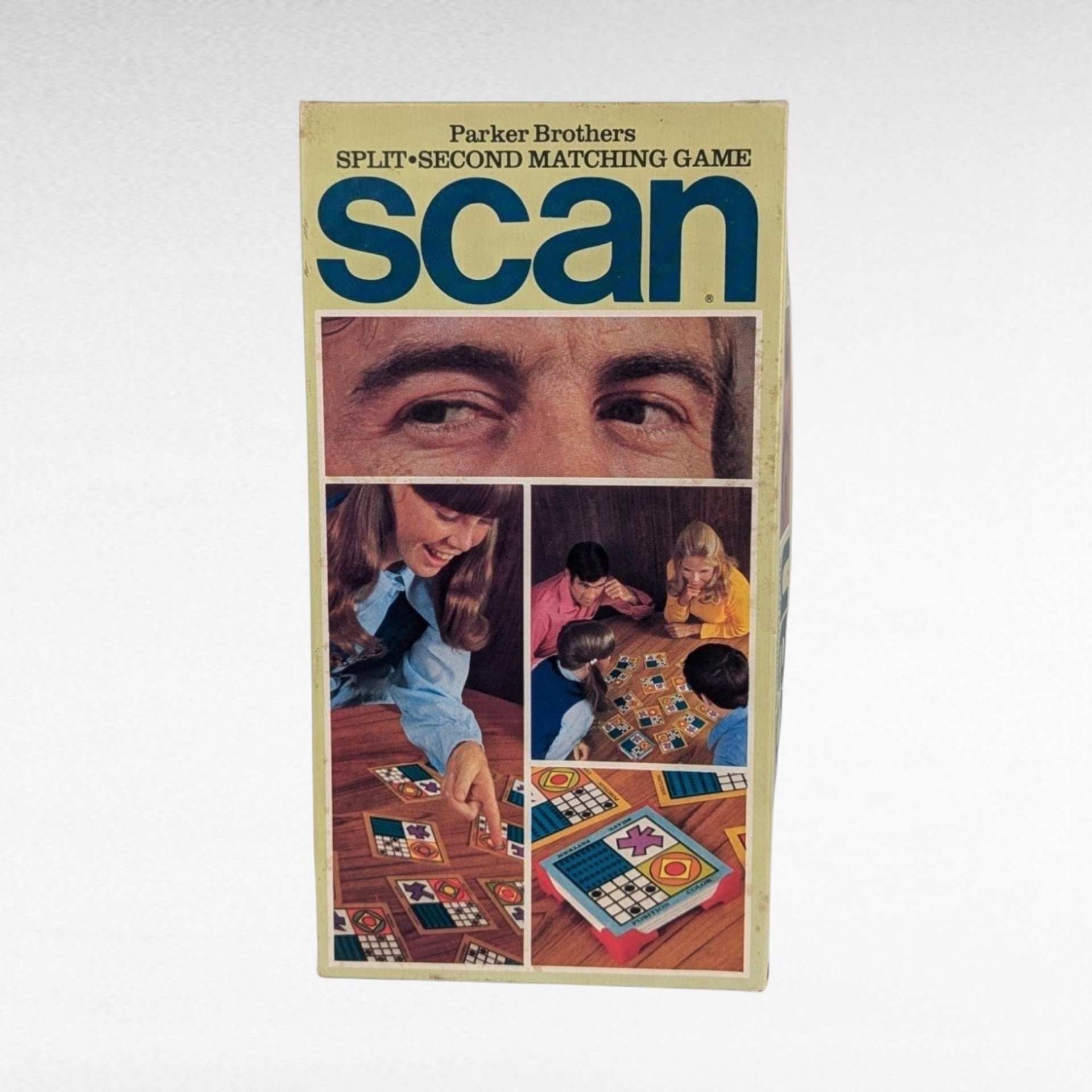 1970 Parker Brothers Scan Card Game, Vintage Matching Game, Family Game, Card Game, Collectible Game, Retro Game