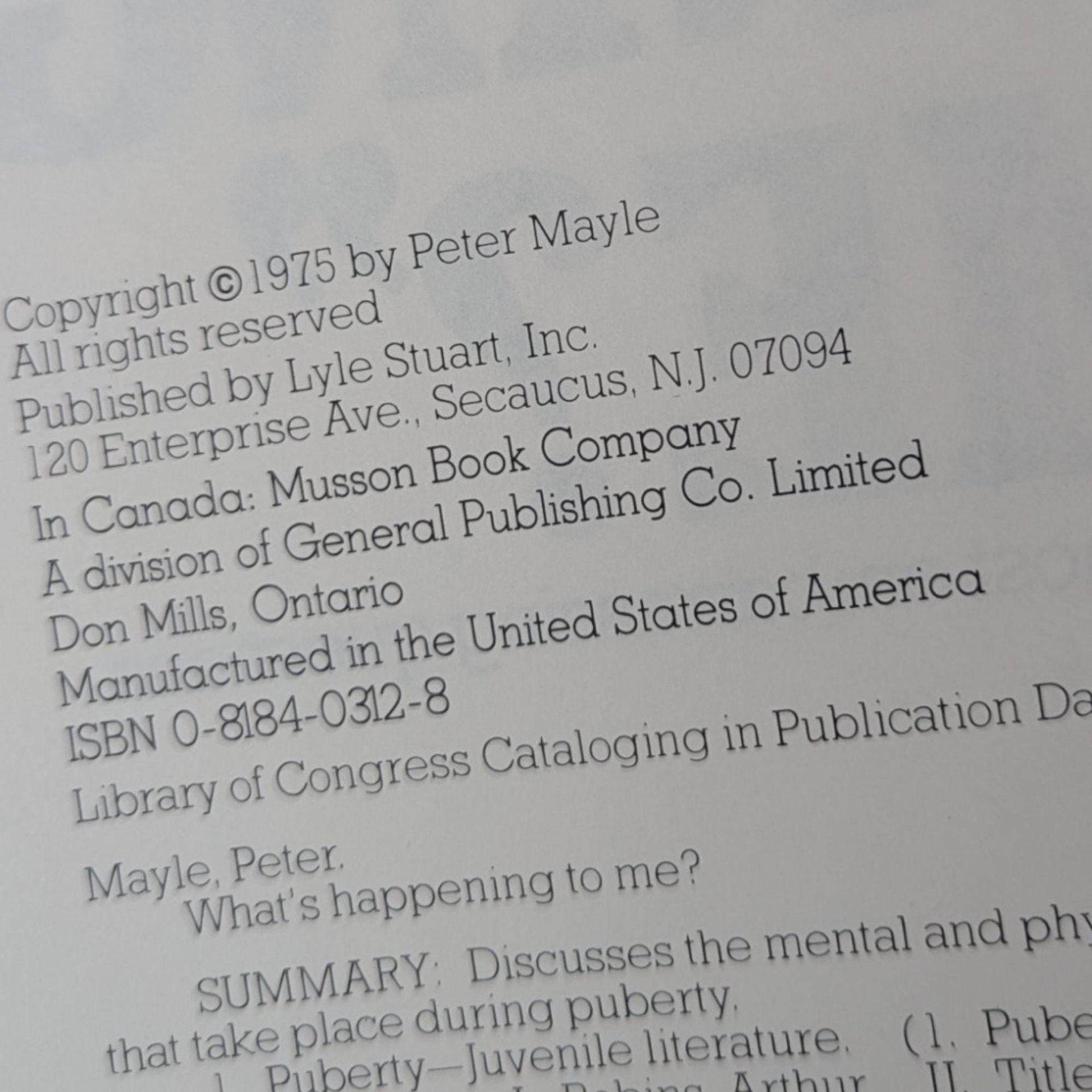1975 Where Did I Come From and What's Happening to Me by Peter Mayle, Softcover, Set of 2, Children's Sex Education, Puberty Books, Vintage