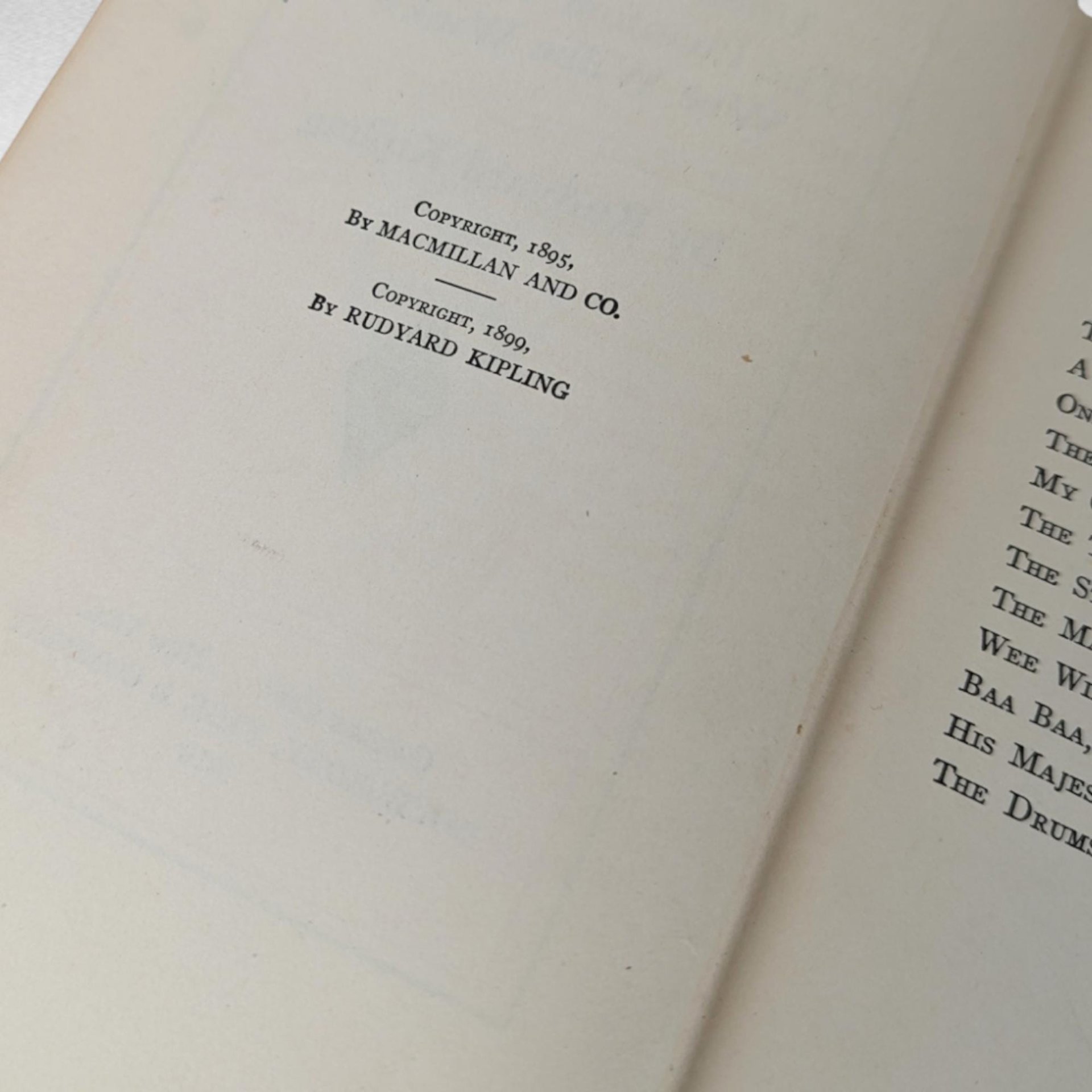 1916 Rudyard Kipling Under the Deodars etc., Antique Hardcover Book, Short Stories, British India, Collectible Book