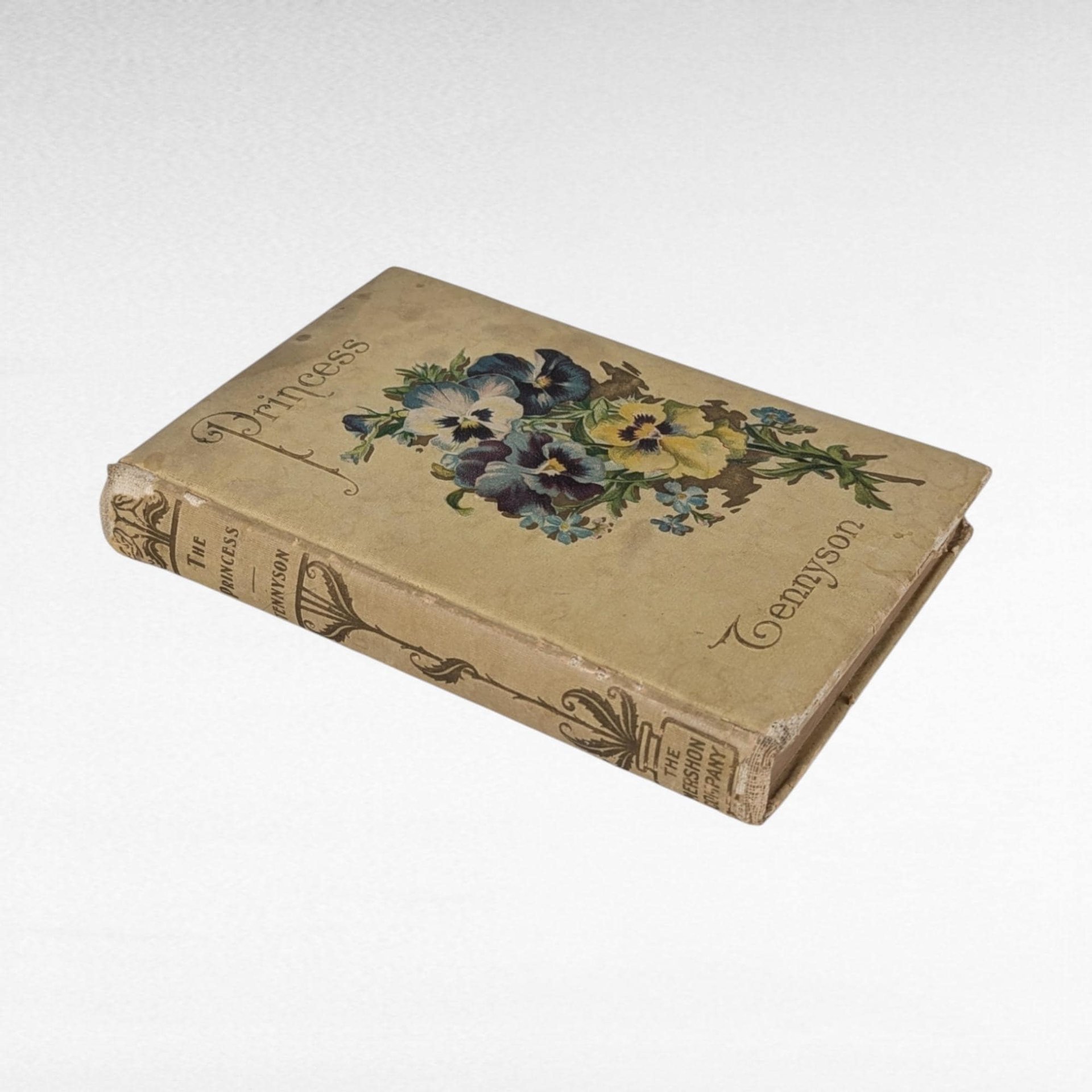 Antique Alfred Lord Tennyson The Princess Maud and Other Poems, Hardcover Book, Poetry,  Collectible Book, Vintage Literature