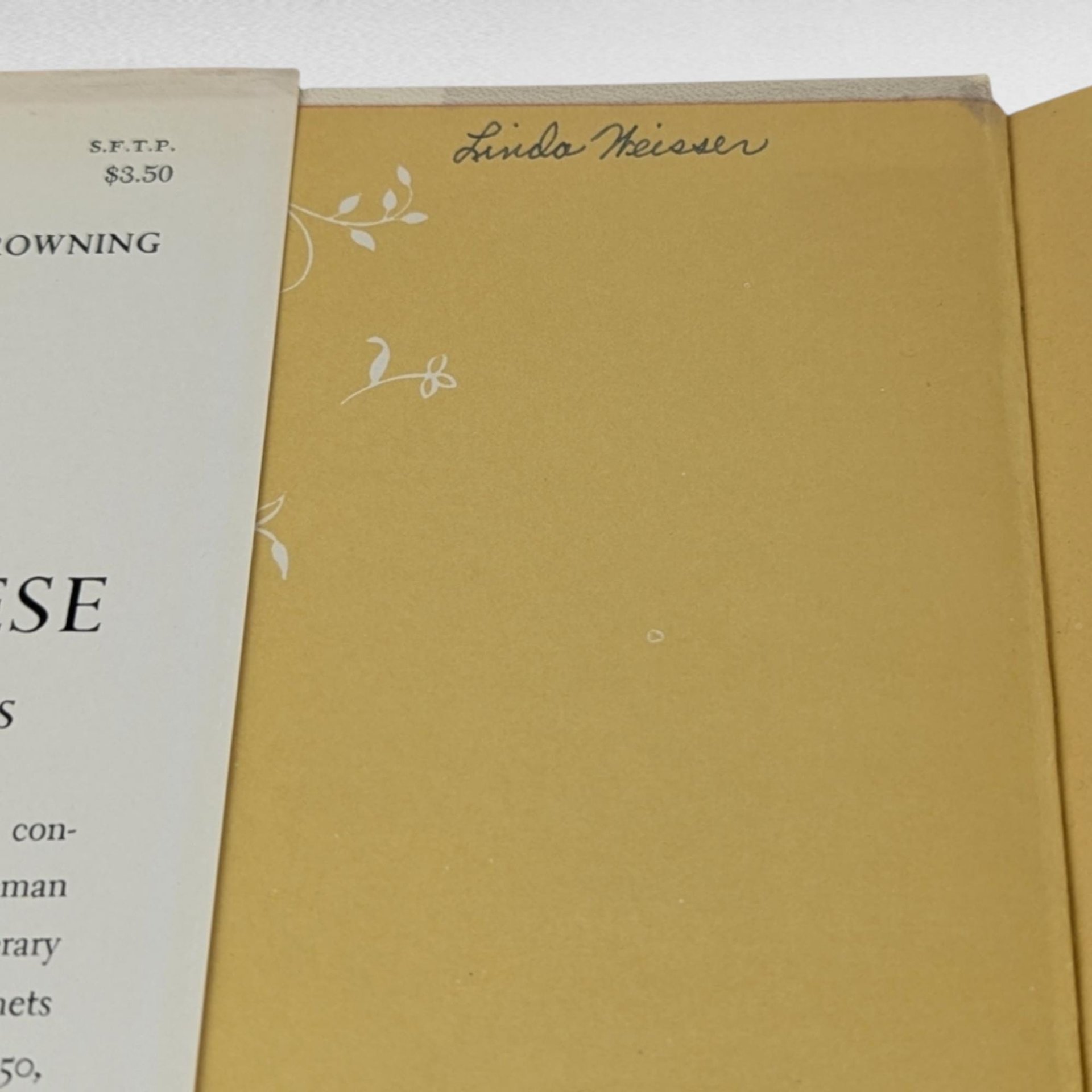 1954 Sonnets from the Portuguese by Elizabeth Barrett Browning, Hardcover Book, Illustrated, Love Poems, Collectible Book
