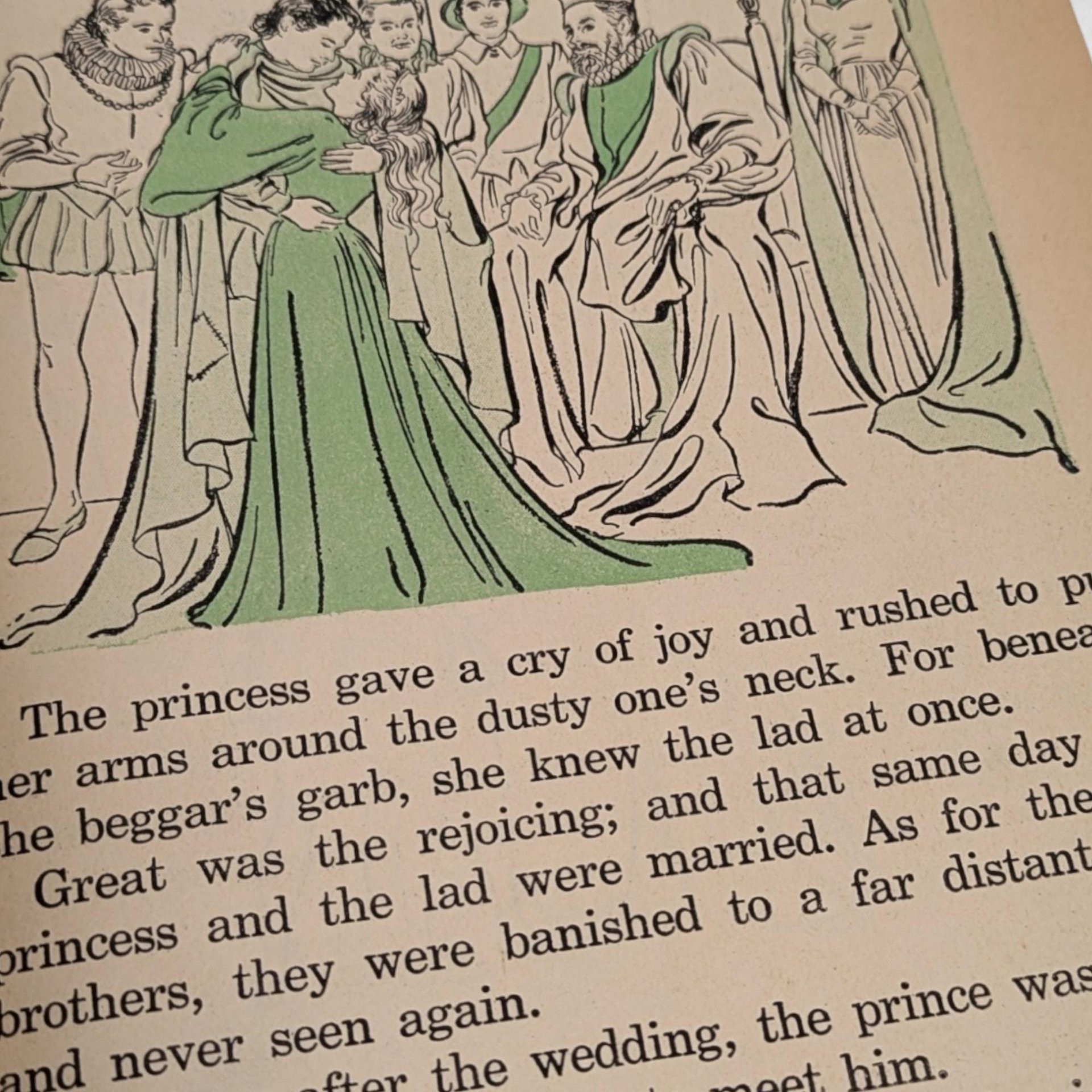 1950 Fairy Tales, Illustrated Children's Book, Hardcover Fairy Tales, Vintage Children's Book,  Katharine Gibson, Isobel Read