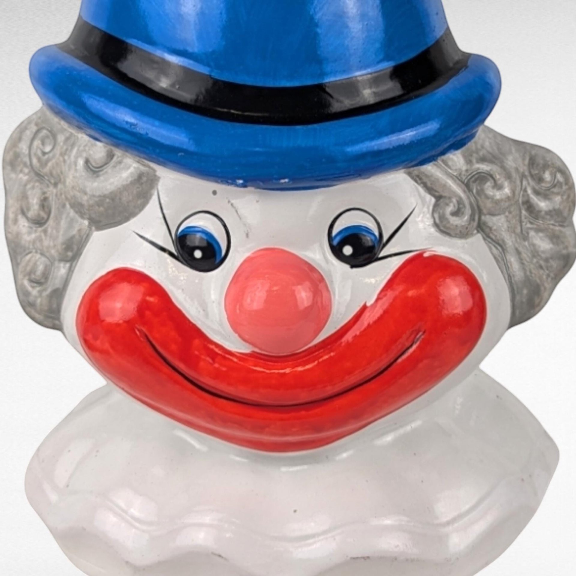 Vintage Ceramic Clown Head Bank | Whimsical Savings Bank | Clown Decor | Unique Gift for Collectors