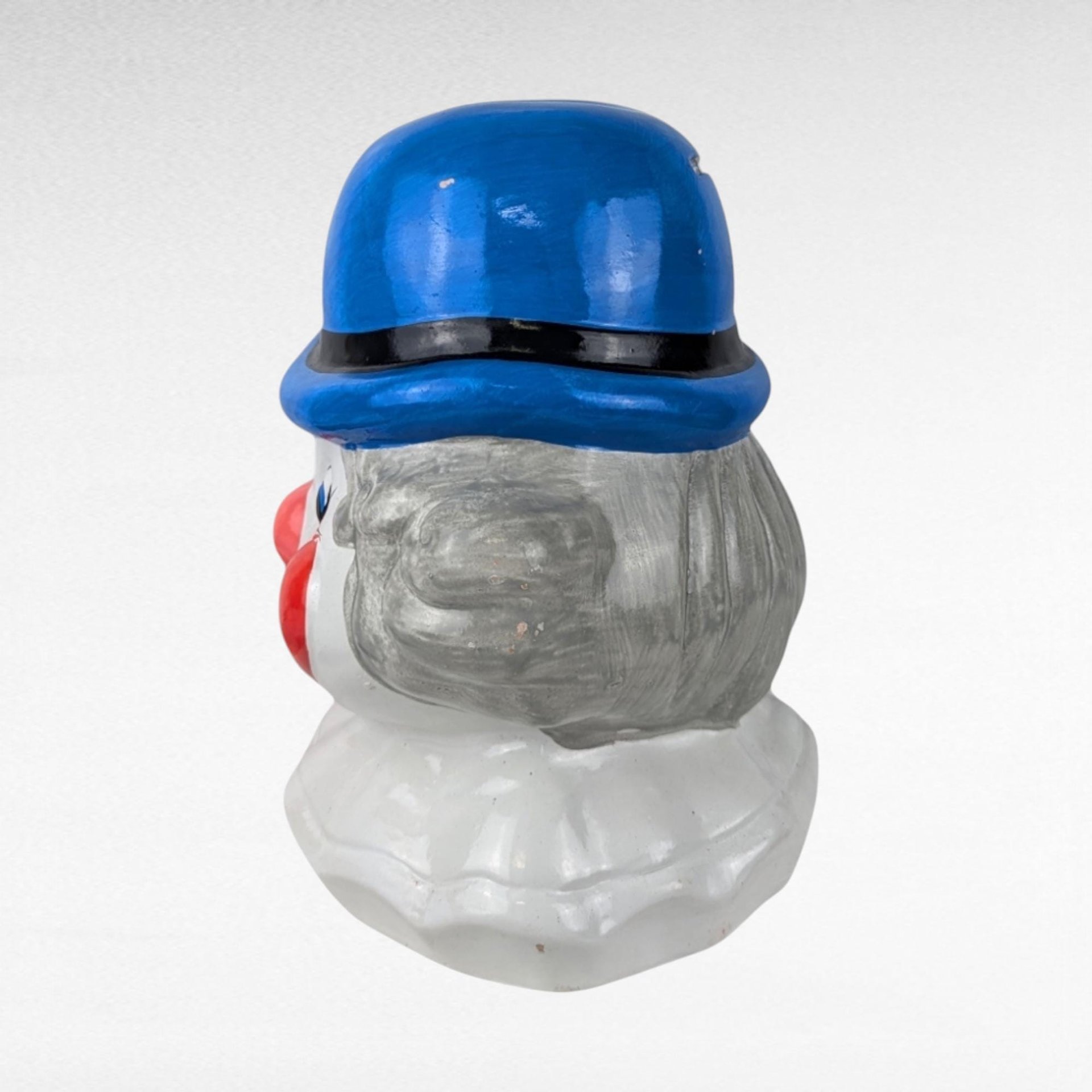 Vintage Ceramic Clown Head Bank | Whimsical Savings Bank | Clown Decor | Unique Gift for Collectors