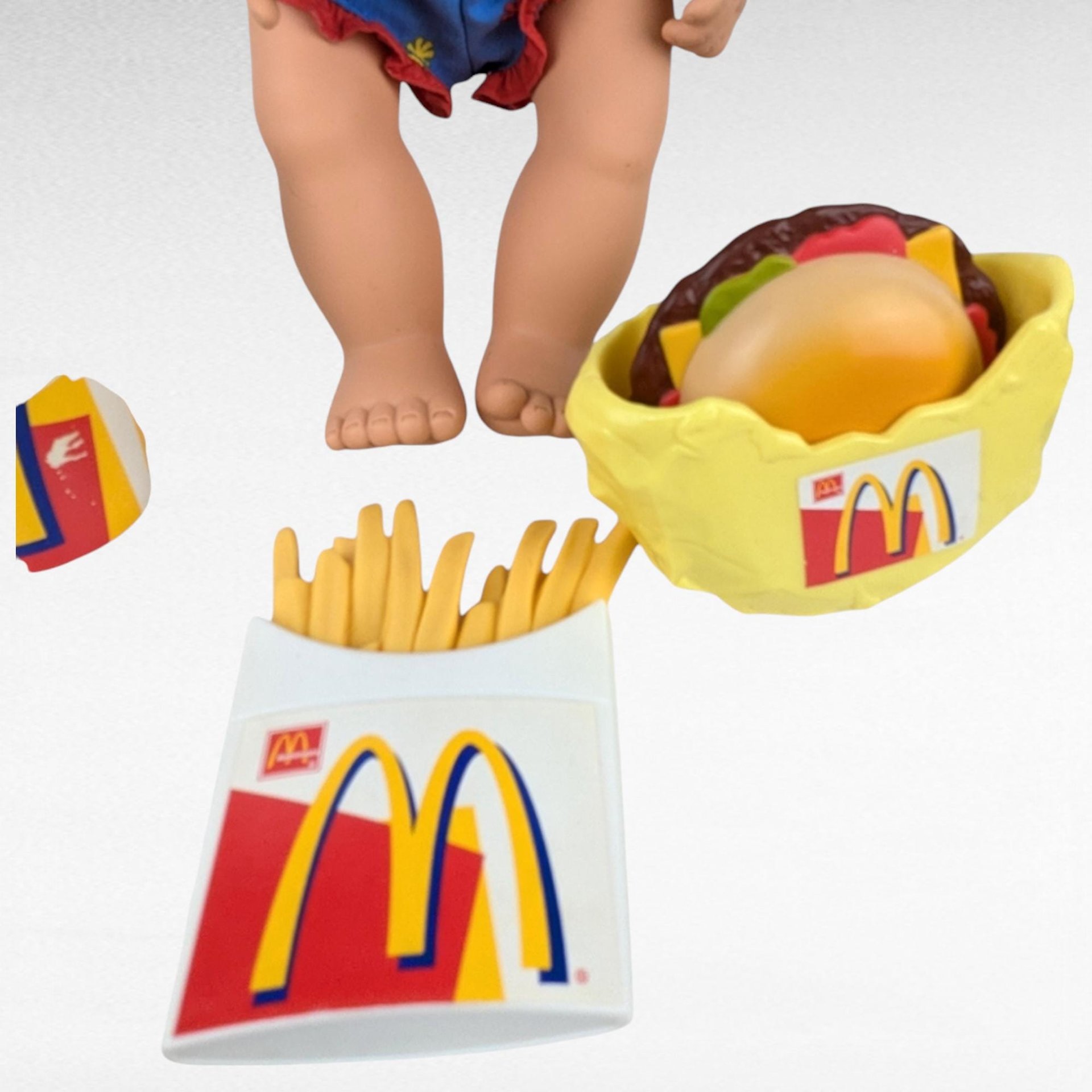 Vintage Happy Meal Girl Doll with Accessories | McDonald's Toy | 90s Nostalgia | Playful Gift for Collectors