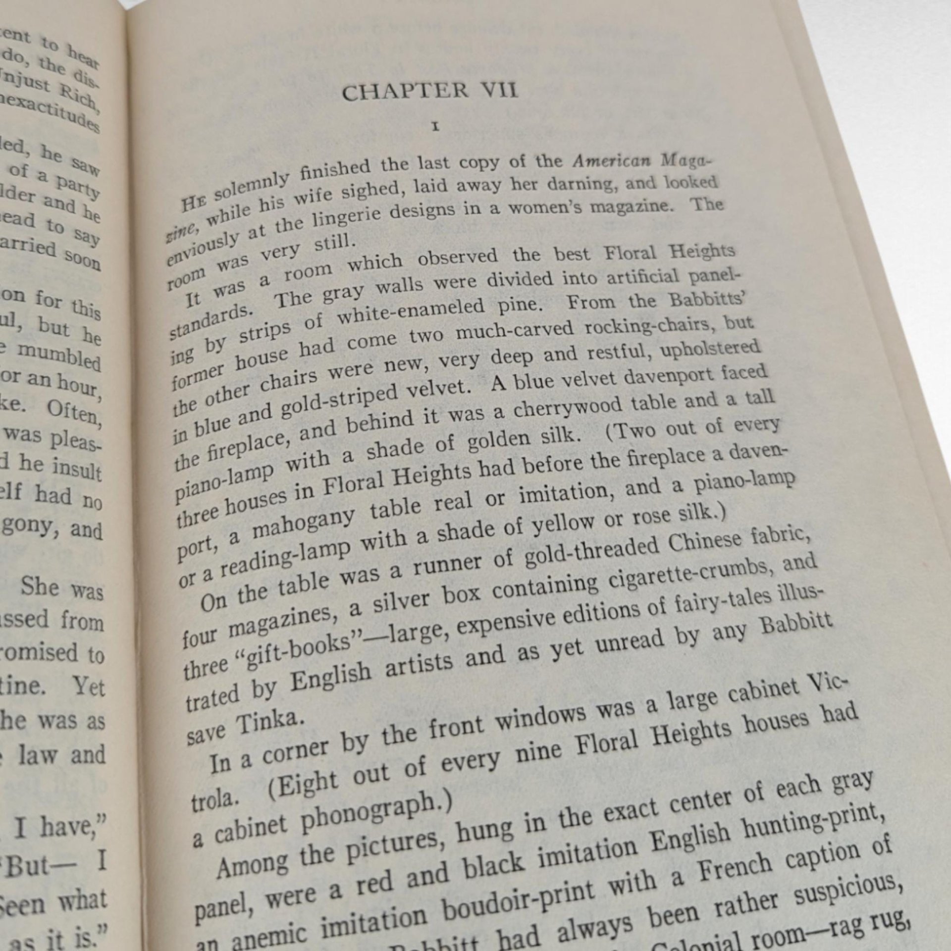 1922 Babbitt by Sinclair Lewis | First Edition | Hardcover Book | Antique Literature | Illustrated | Classic American Novel