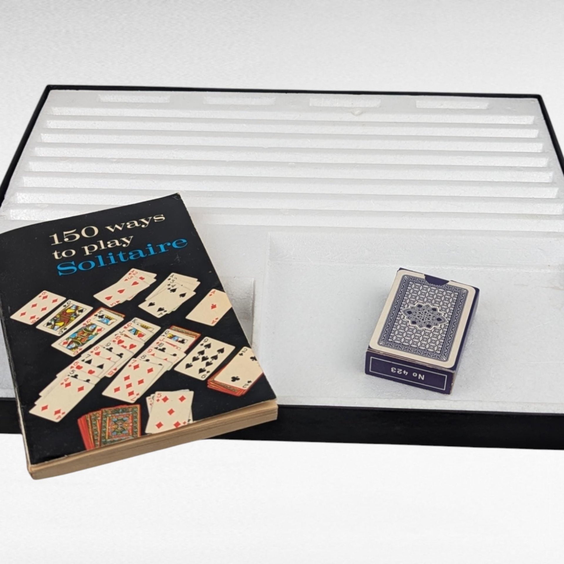 Vintage 1950s Kingsbridge Solitaire Game | Complete with Cards and Book | Retro Board Game | Travel Game | Gift for Card Game Enthusiast