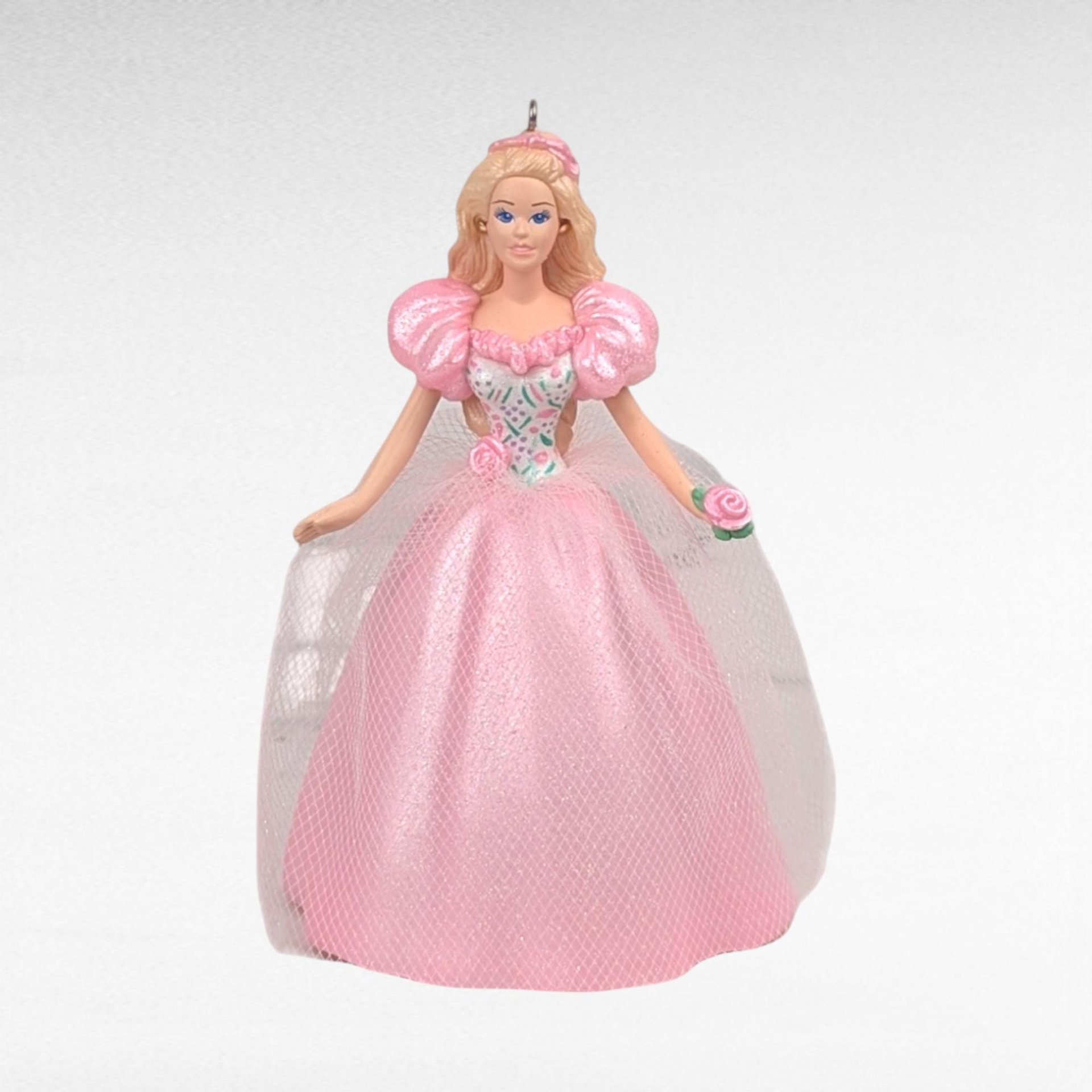 1996 Hallmark Springtime Barbie Ornament.