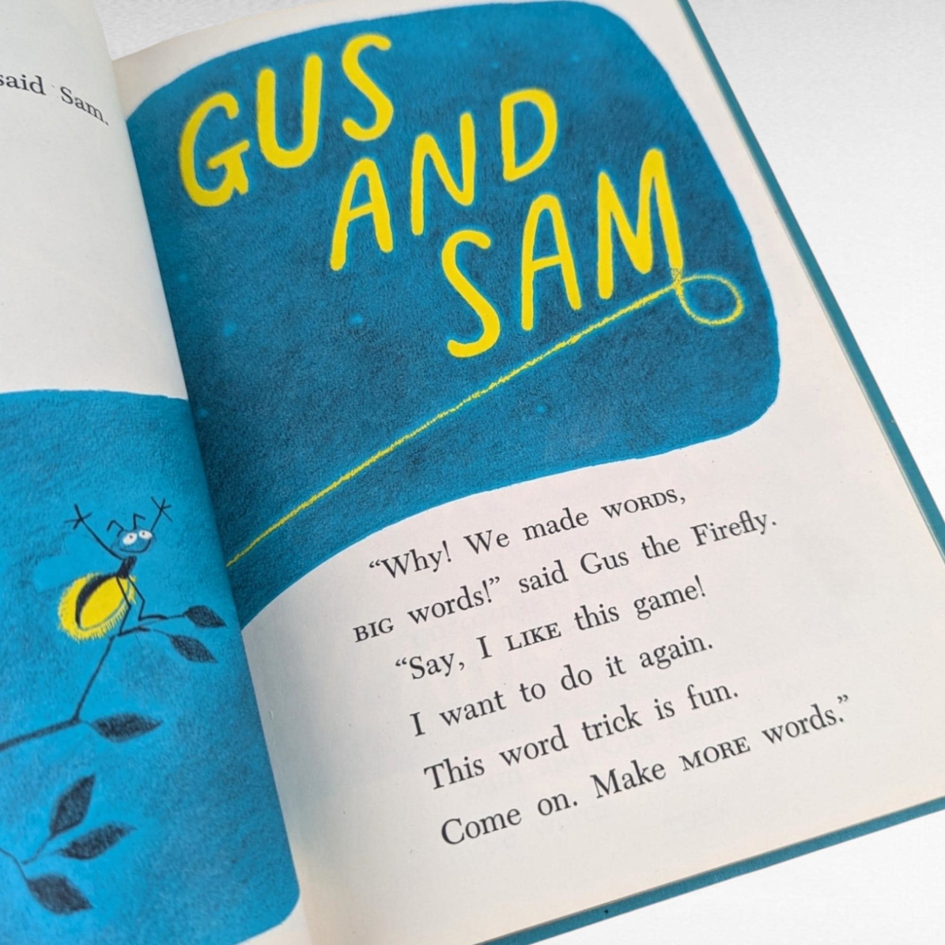 1958 Sam and the Firefly | P.D. Eastman | Vintage Children's Book | Beginner Books | Early Reader